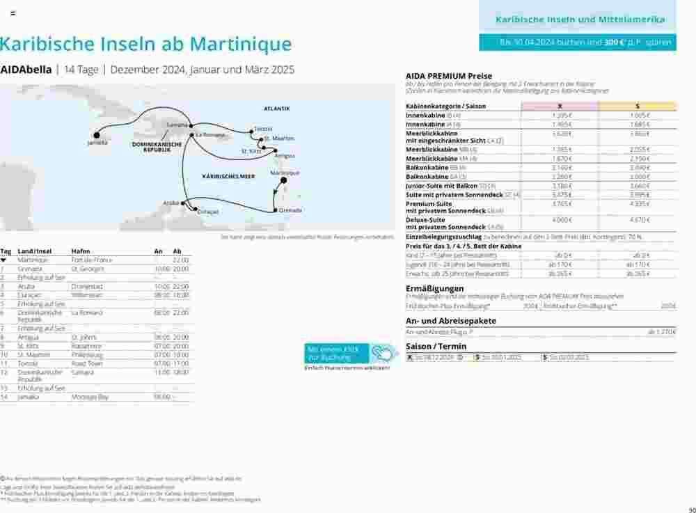 Aida Cruises Prospekt (ab 25.05.2024) zum Blättern - Seite 90