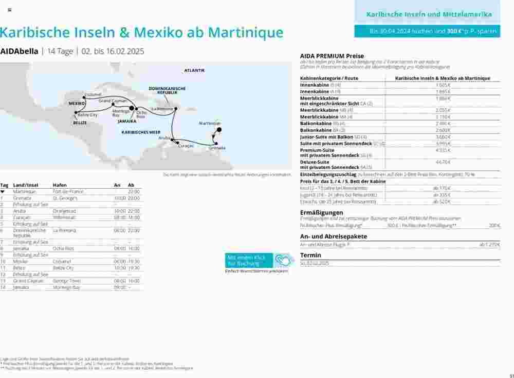 Aida Cruises Prospekt (ab 25.05.2024) zum Blättern - Seite 91