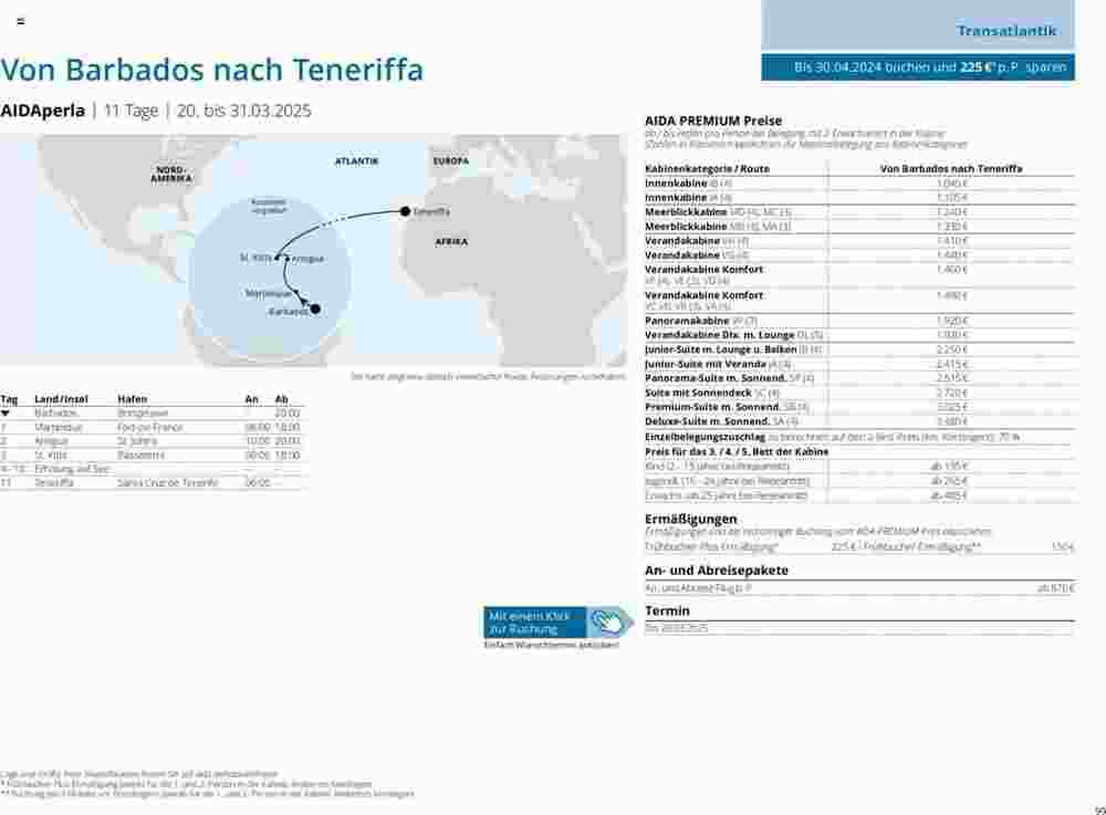 Aida Cruises Prospekt (ab 25.05.2024) zum Blättern - Seite 99