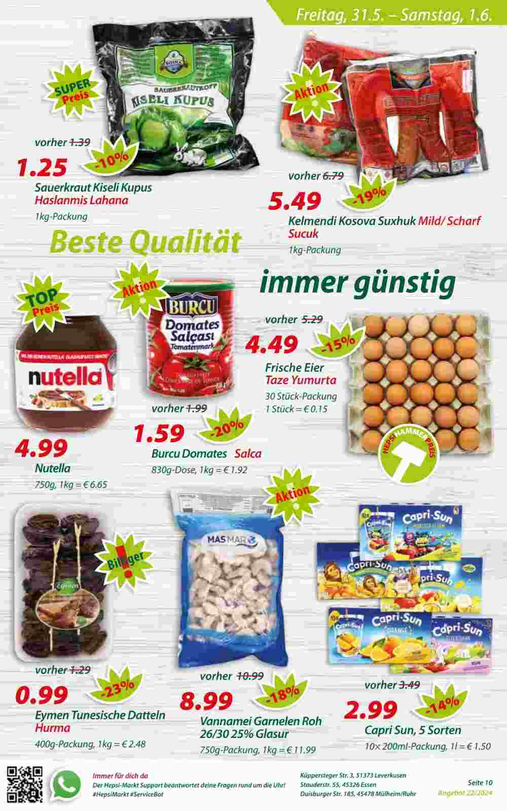 Hepsi-Markt Prospekt (ab 26.05.2024) zum Blättern - Seite 10