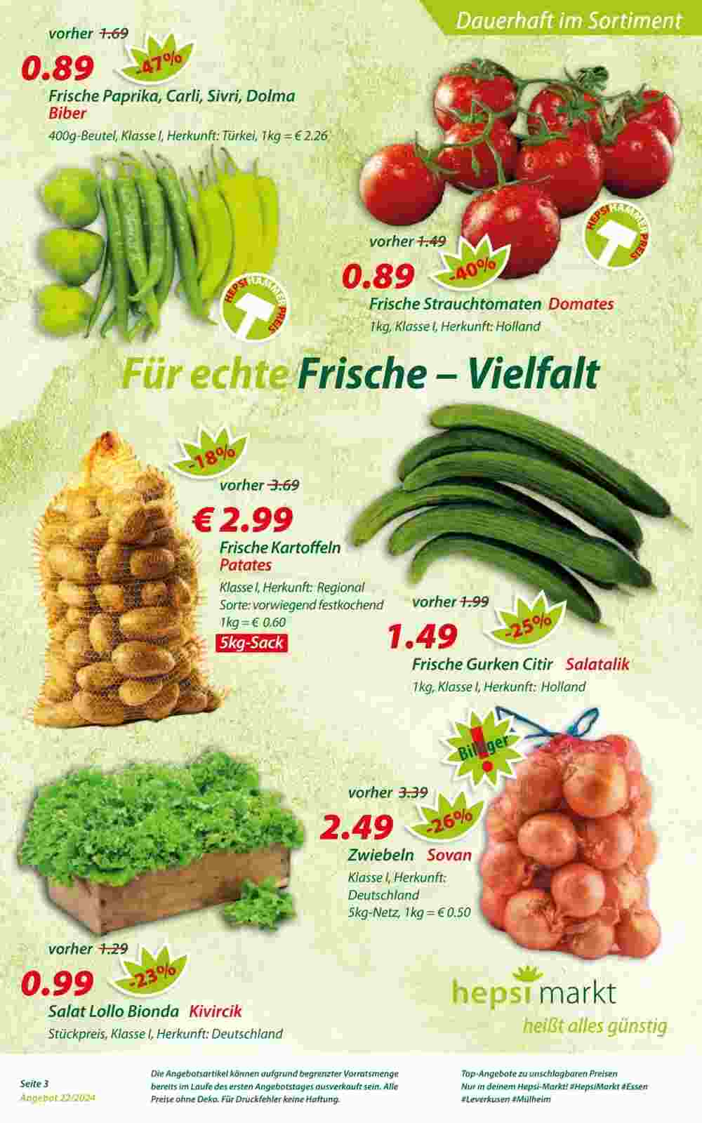 Hepsi-Markt Prospekt (ab 26.05.2024) zum Blättern - Seite 3