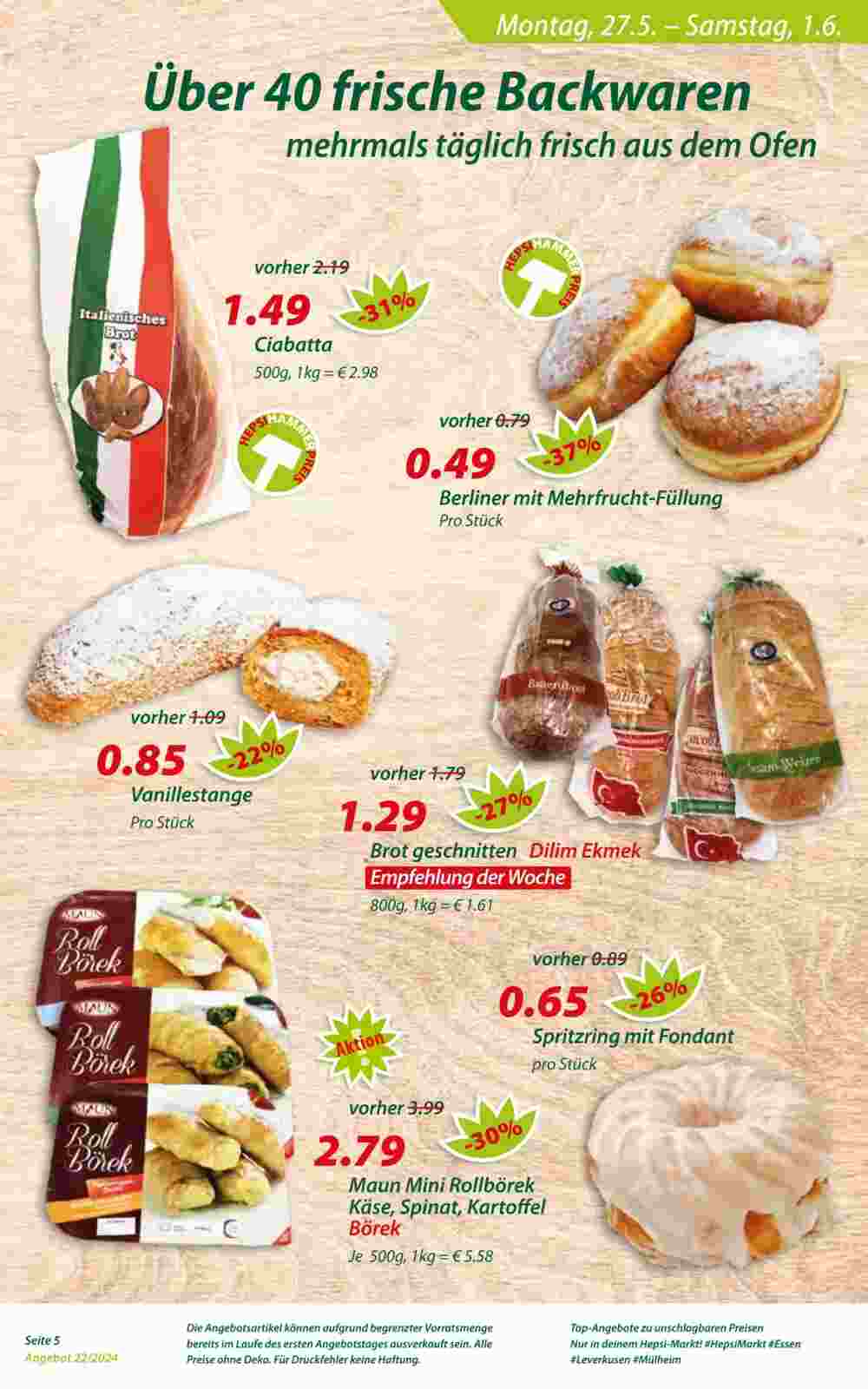 Hepsi-Markt Prospekt (ab 26.05.2024) zum Blättern - Seite 5