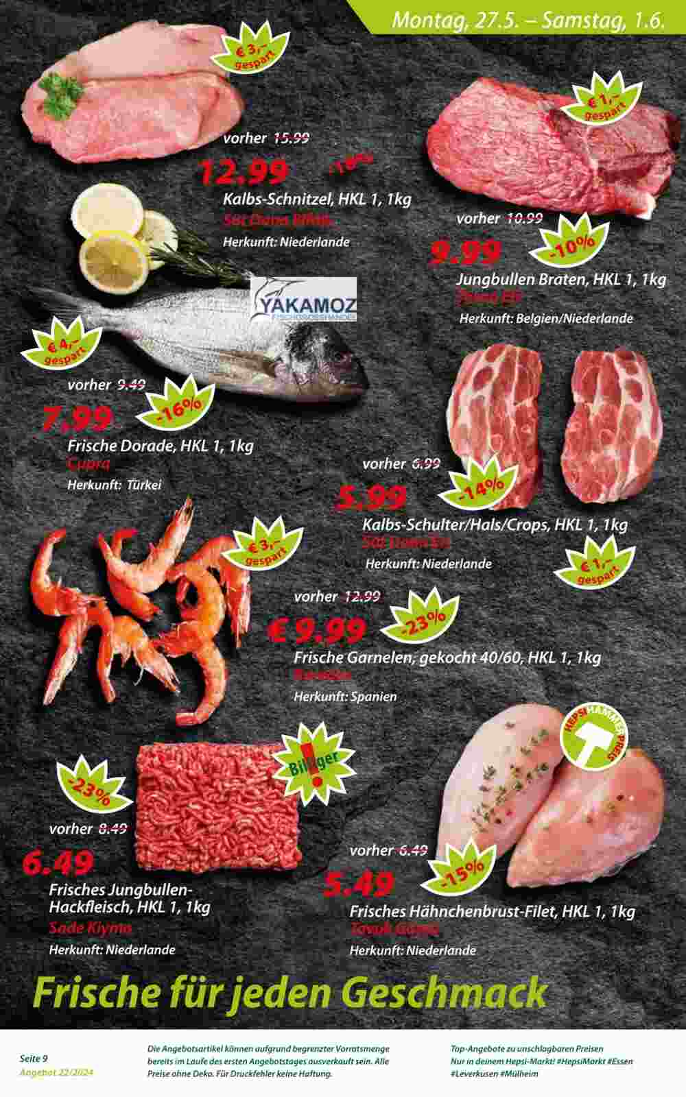 Hepsi-Markt Prospekt (ab 26.05.2024) zum Blättern - Seite 9