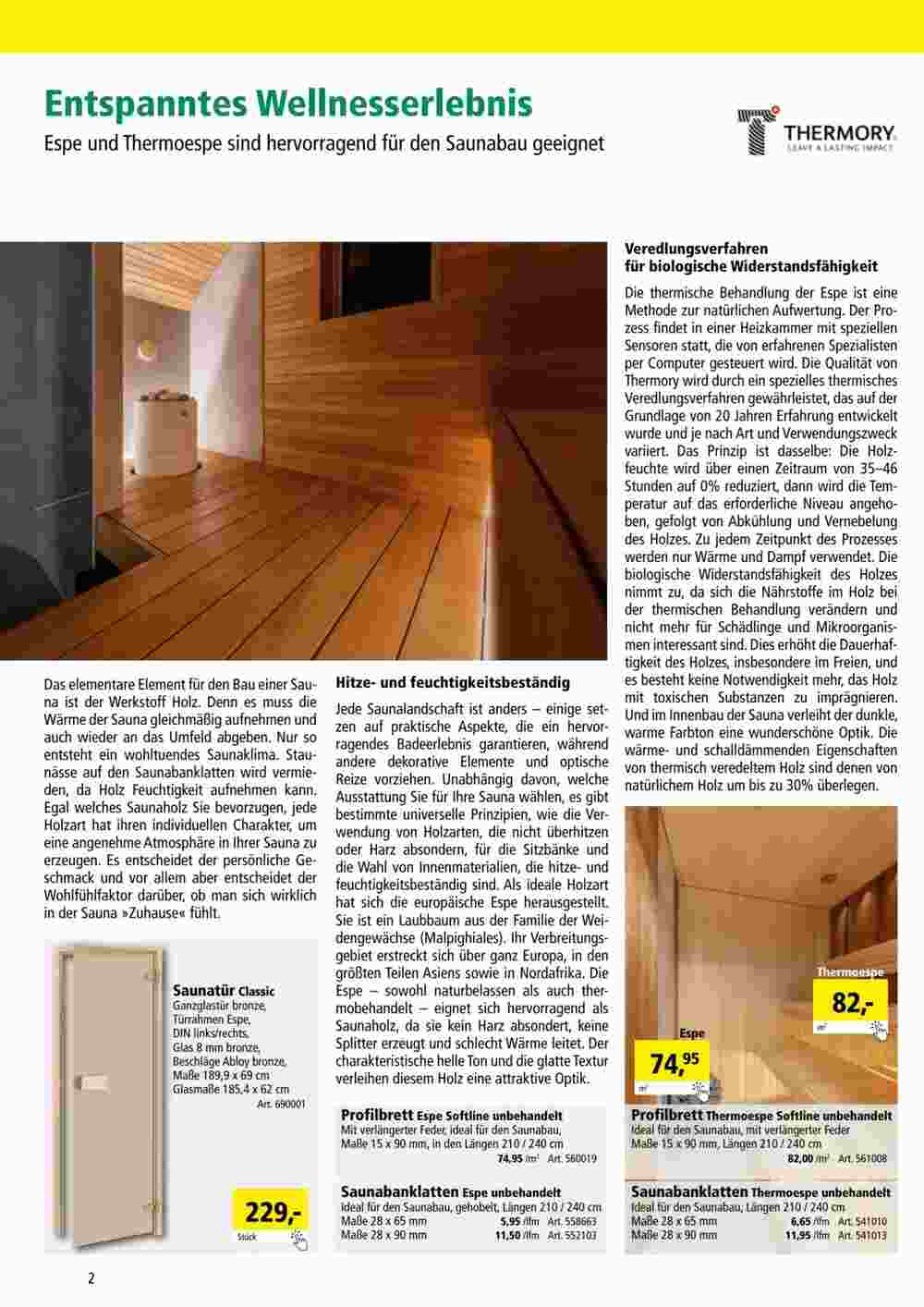 Holz Possling Prospekt (ab 01.06.2024) zum Blättern - Seite 2