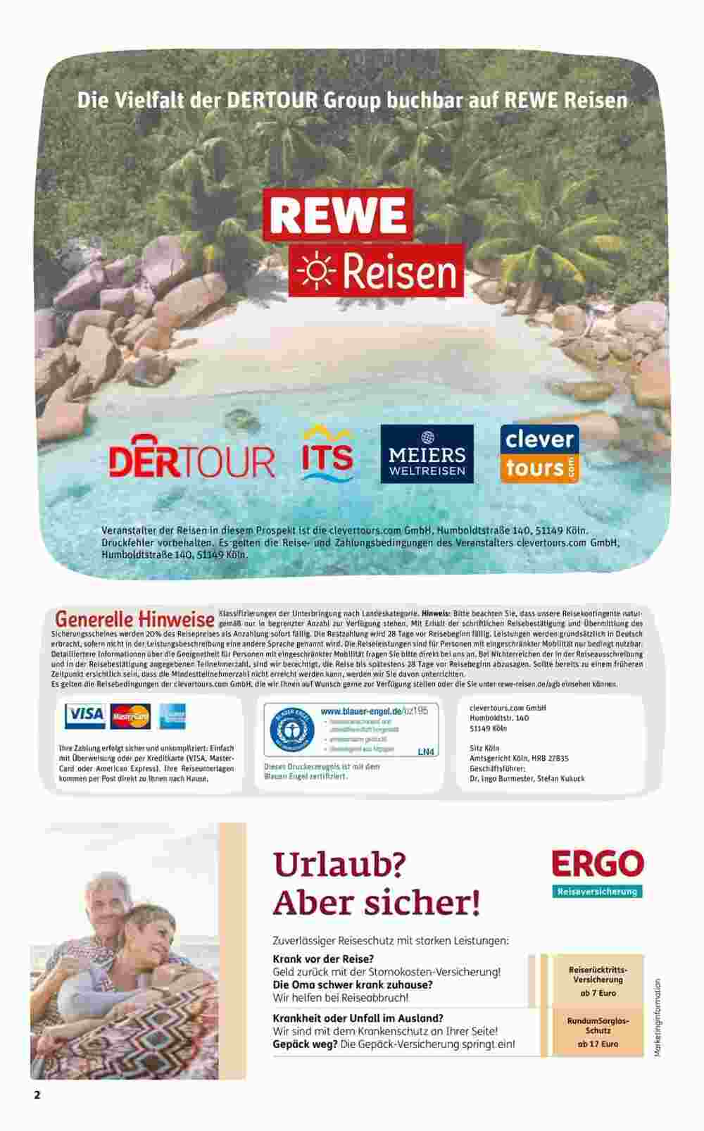 REWE Reisen Prospekt (ab 01.06.2024) zum Blättern - Seite 2