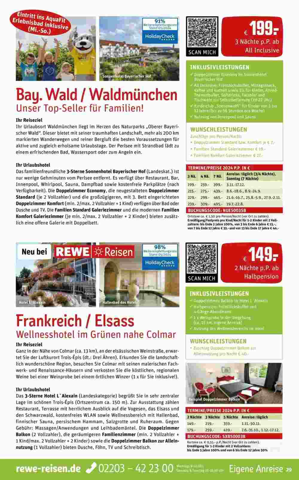 REWE Reisen Prospekt (ab 01.06.2024) zum Blättern - Seite 29