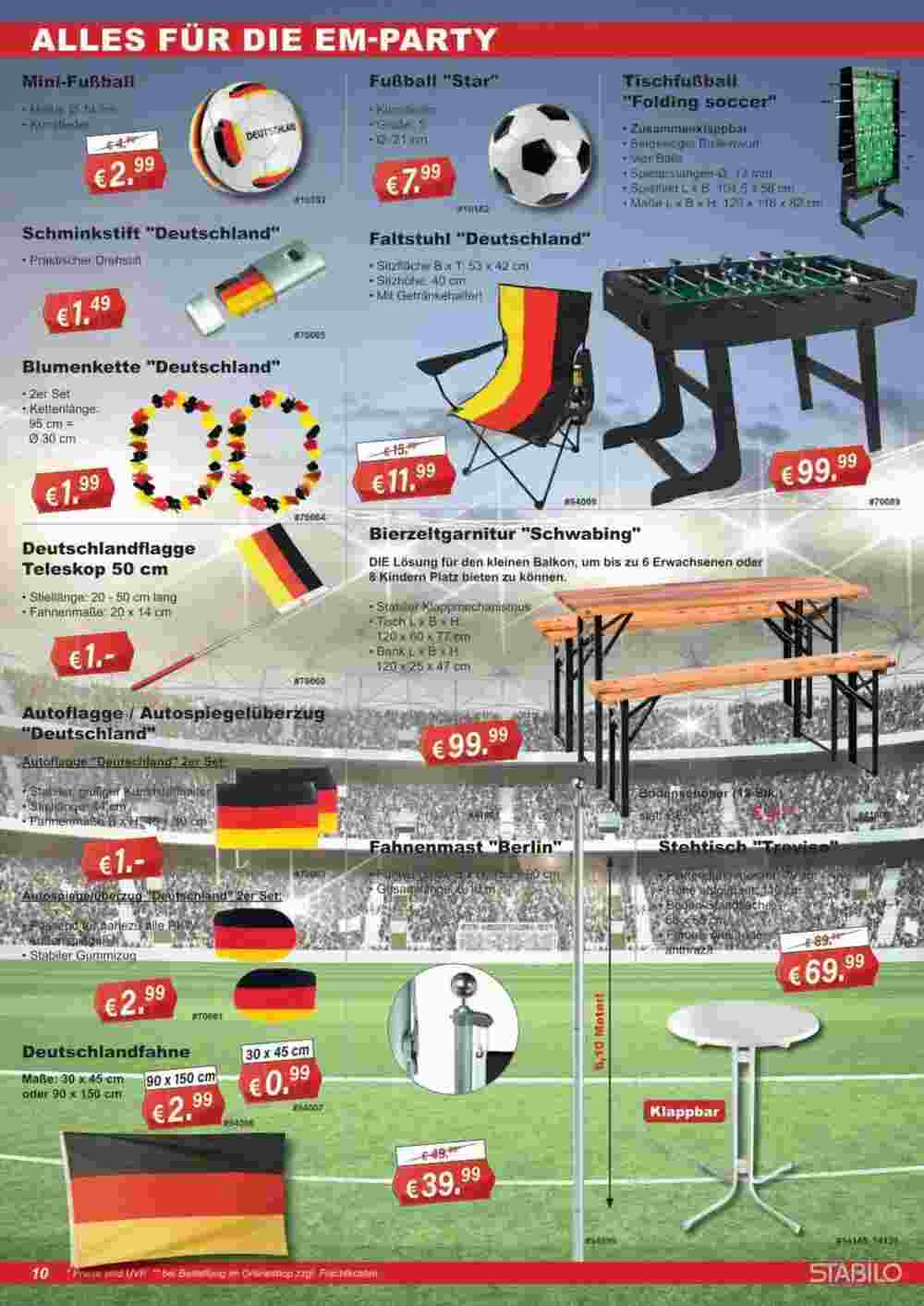 Stabilo Fachmarkt Prospekt (ab 06.06.2024) zum Blättern - Seite 10