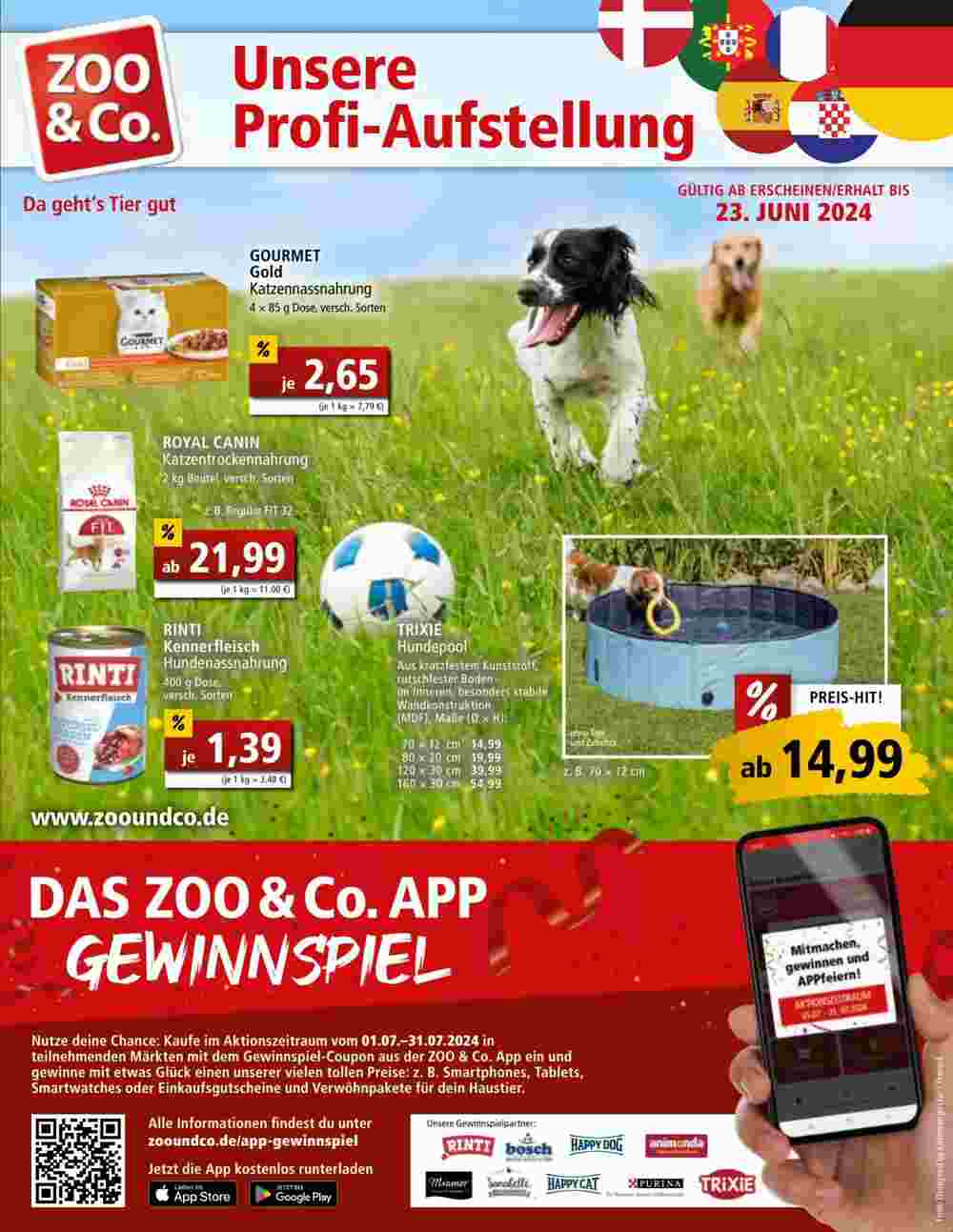 Zoo & Co Prospekt (ab 12.06.2024) zum Blättern - Seite 1