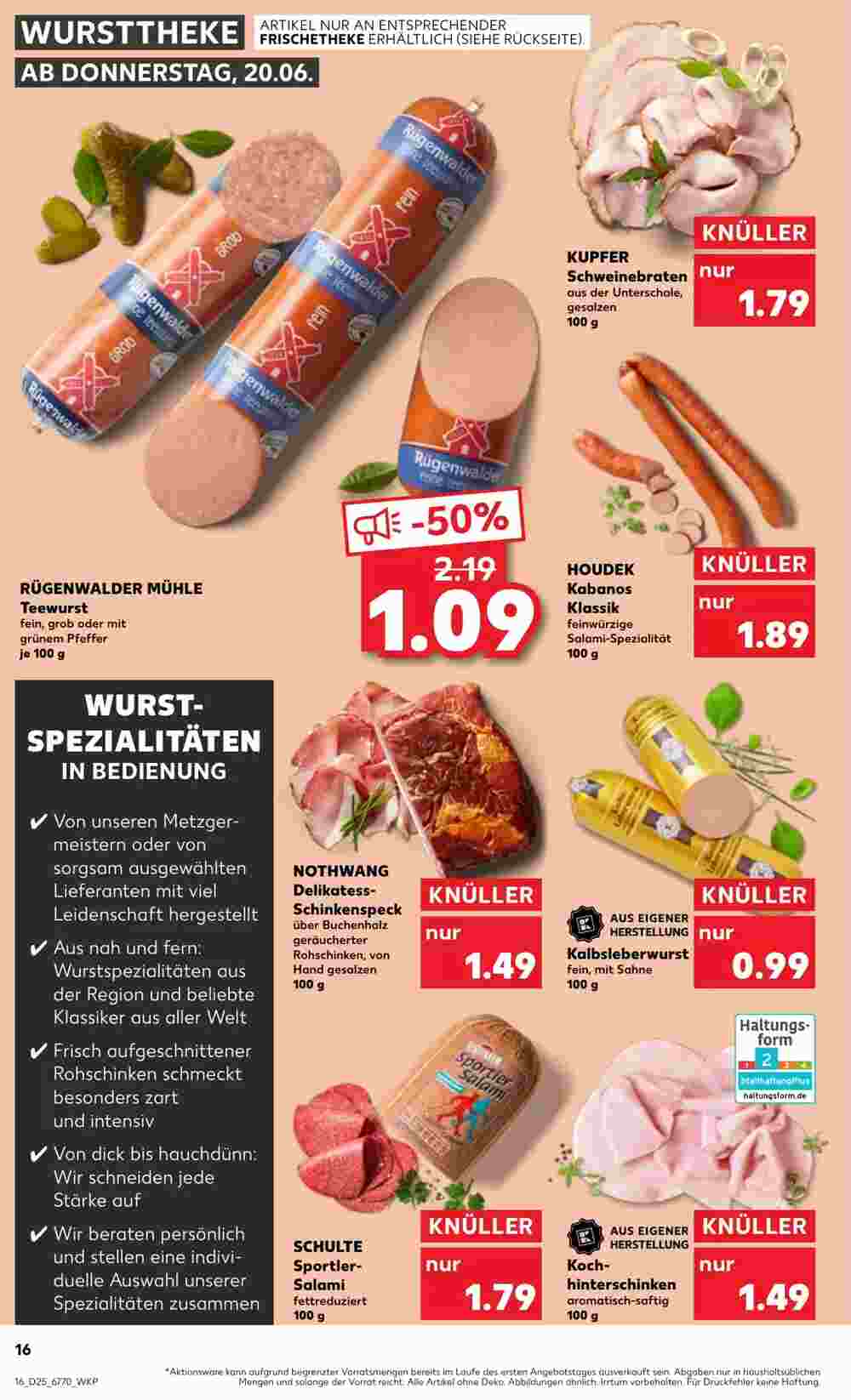 Kaufland Prospekt (ab 19.06.2024) zum Blättern - Seite 16