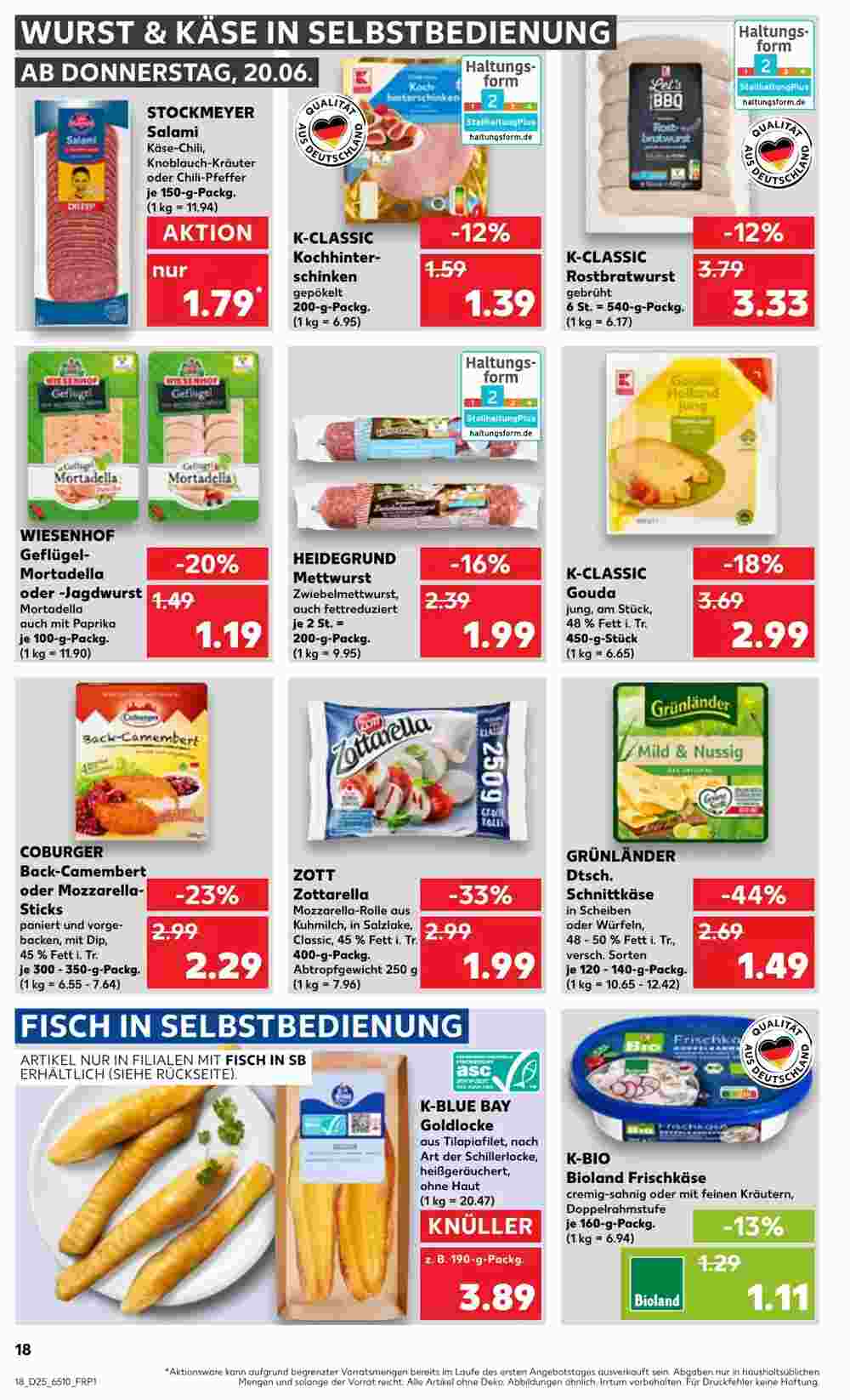 Kaufland Prospekt (ab 19.06.2024) zum Blättern - Seite 18