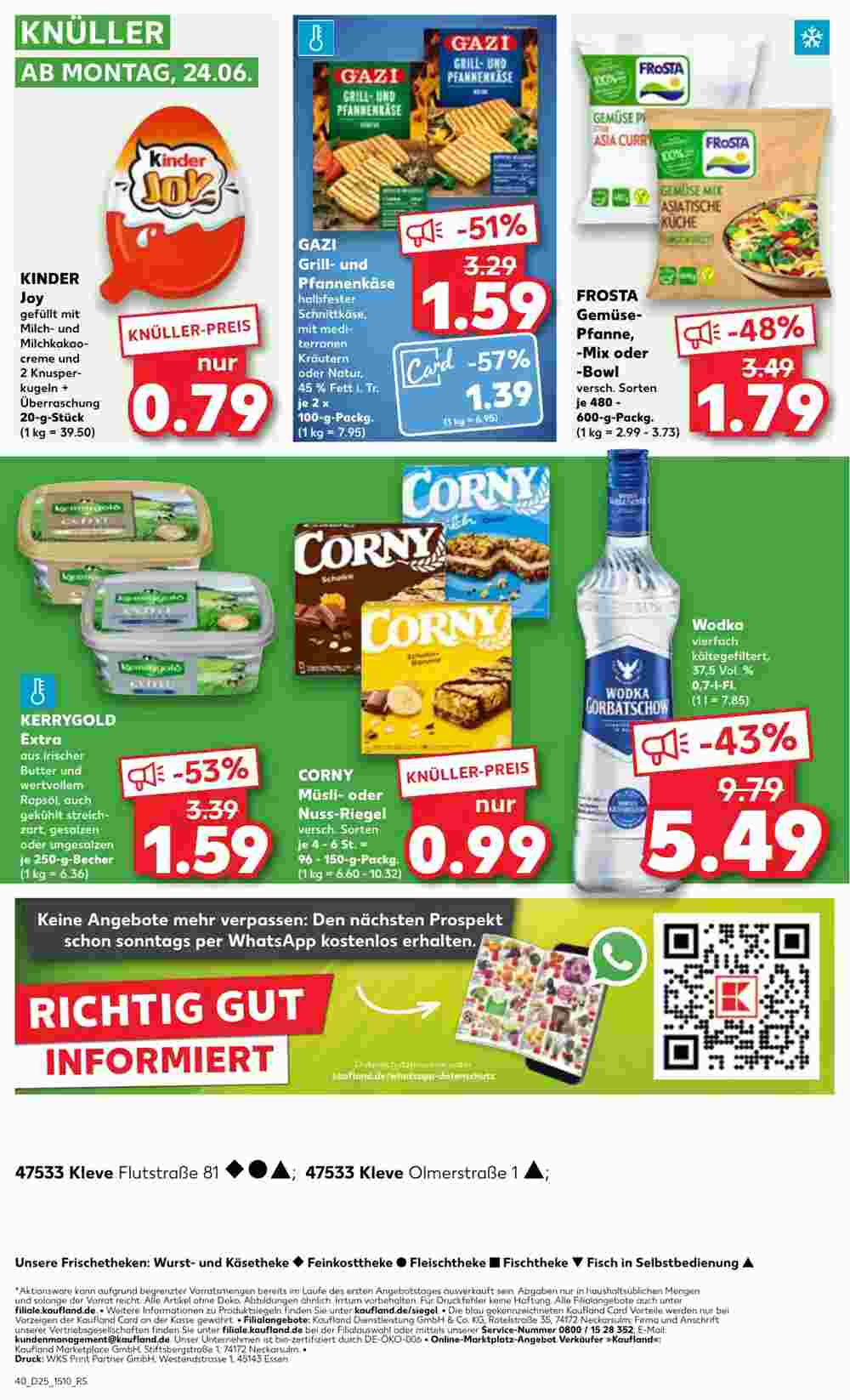 Kaufland Prospekt (ab 19.06.2024) zum Blättern - Seite 40