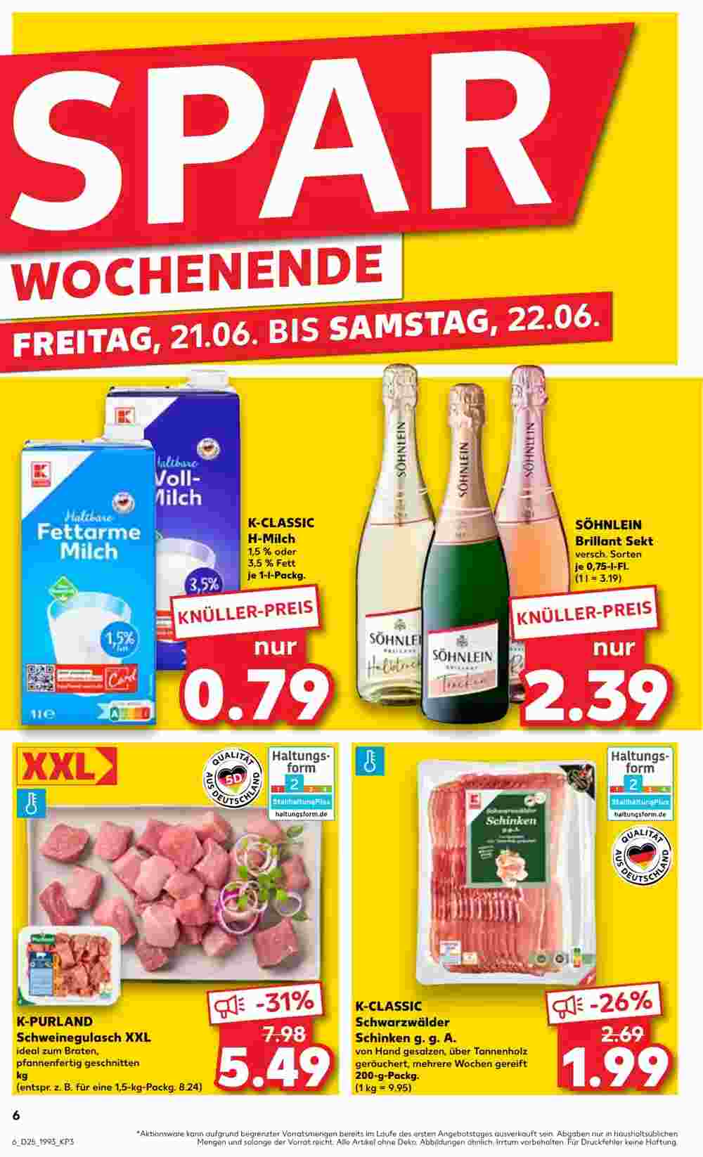 Kaufland Prospekt (ab 19.06.2024) zum Blättern - Seite 6