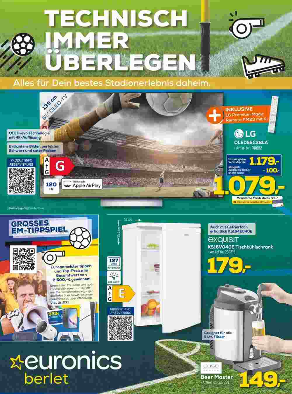 Euronics Prospekt (ab 21.06.2024) zum Blättern - Seite 1