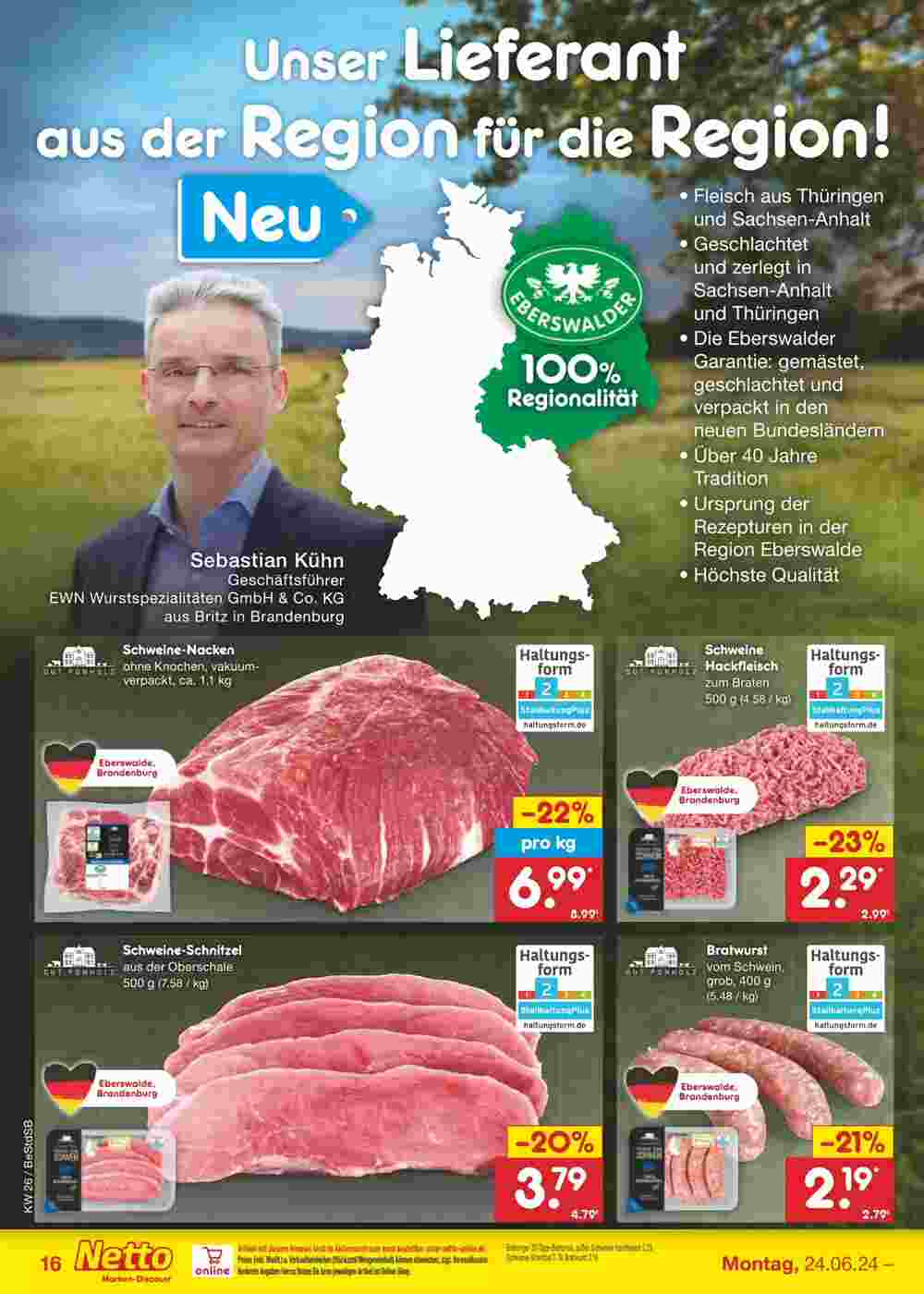 Netto Marken-Discount Prospekt (ab 23.06.2024) zum Blättern - Seite 18