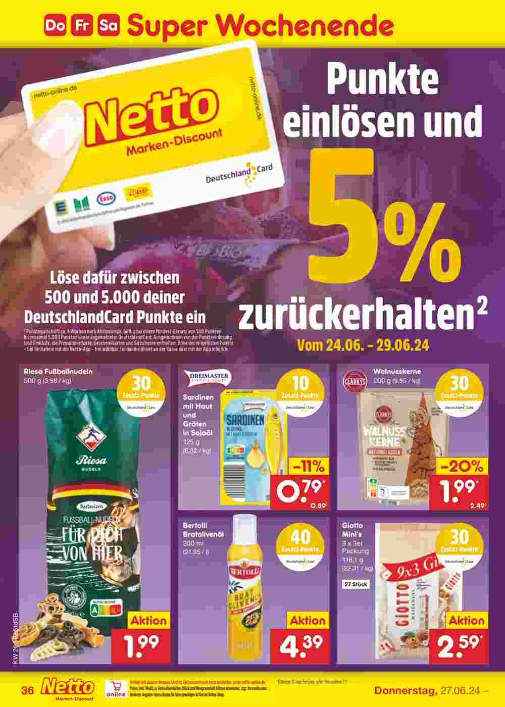 Netto Marken-Discount Prospekt (ab 23.06.2024) zum Blättern - Seite 40