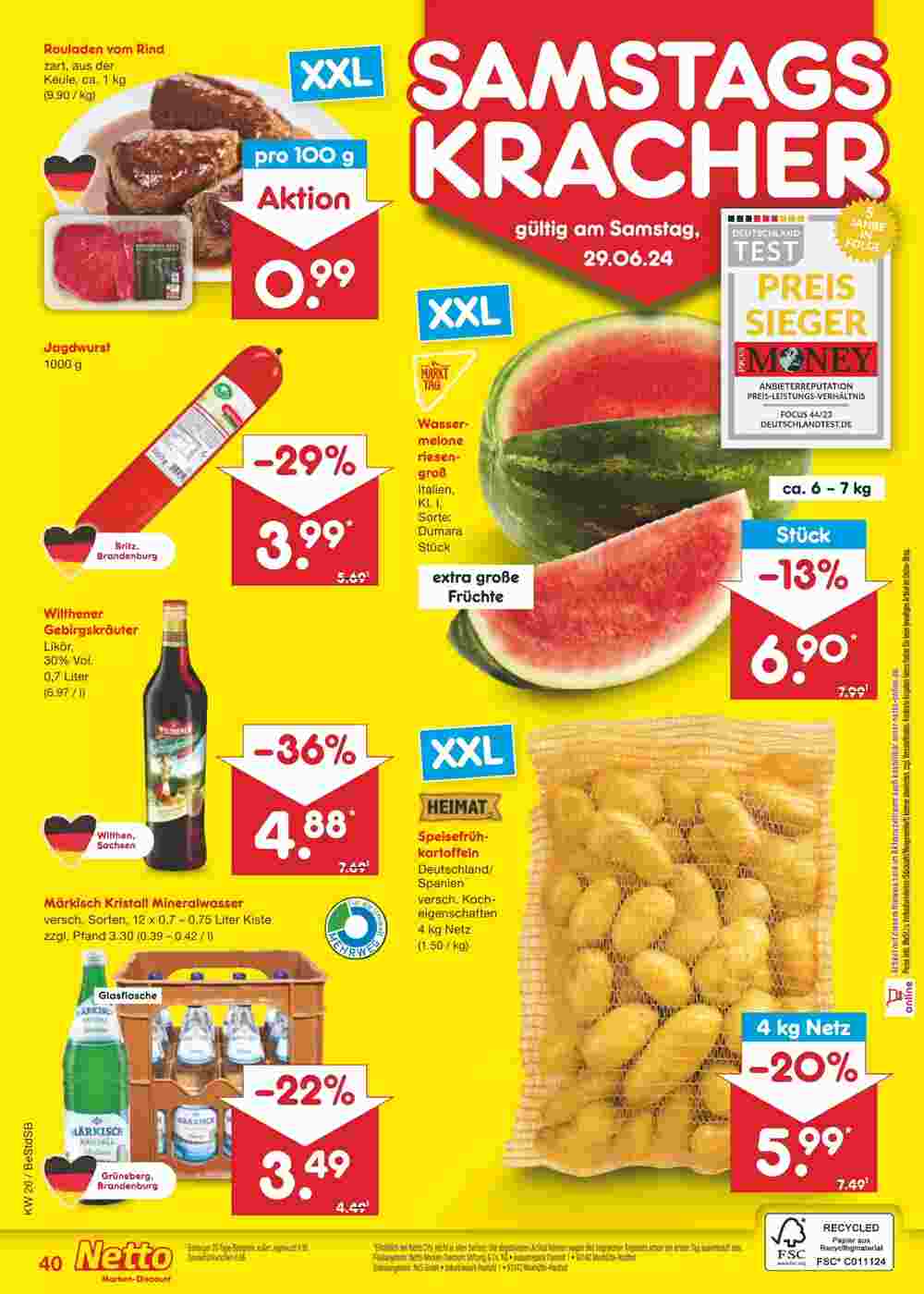 Netto Marken-Discount Prospekt (ab 23.06.2024) zum Blättern - Seite 44