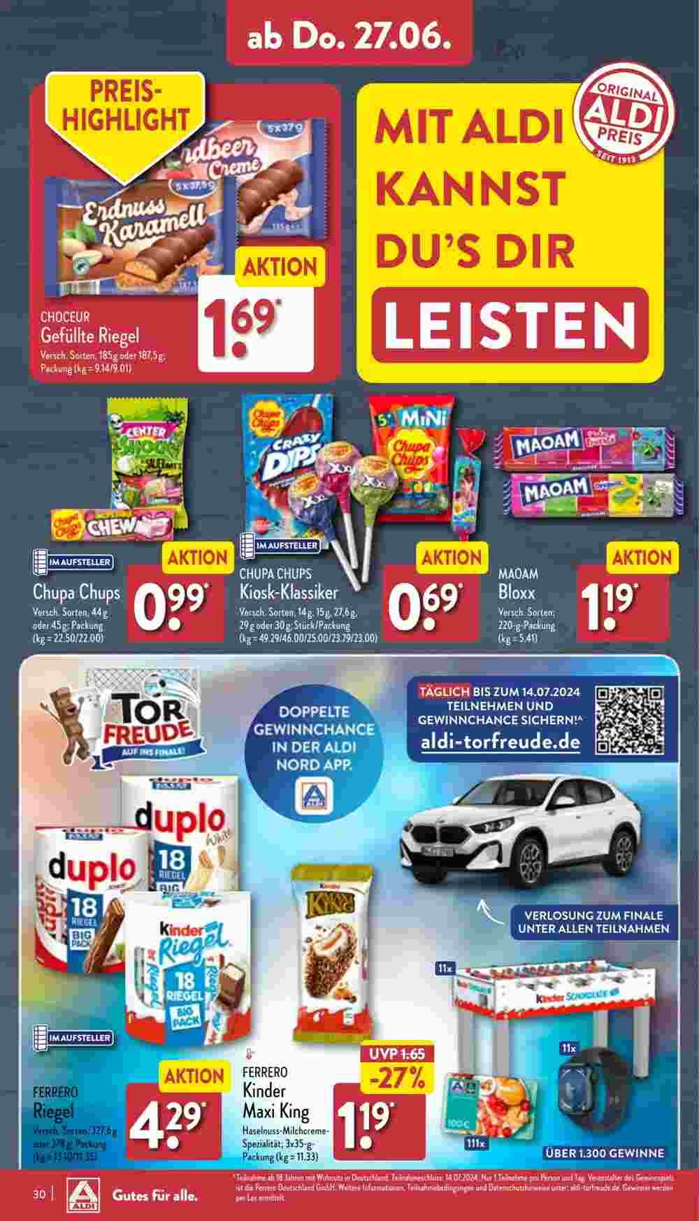 Aldi Nord Prospekt (ab 24.06.2024) zum Blättern - Seite 30