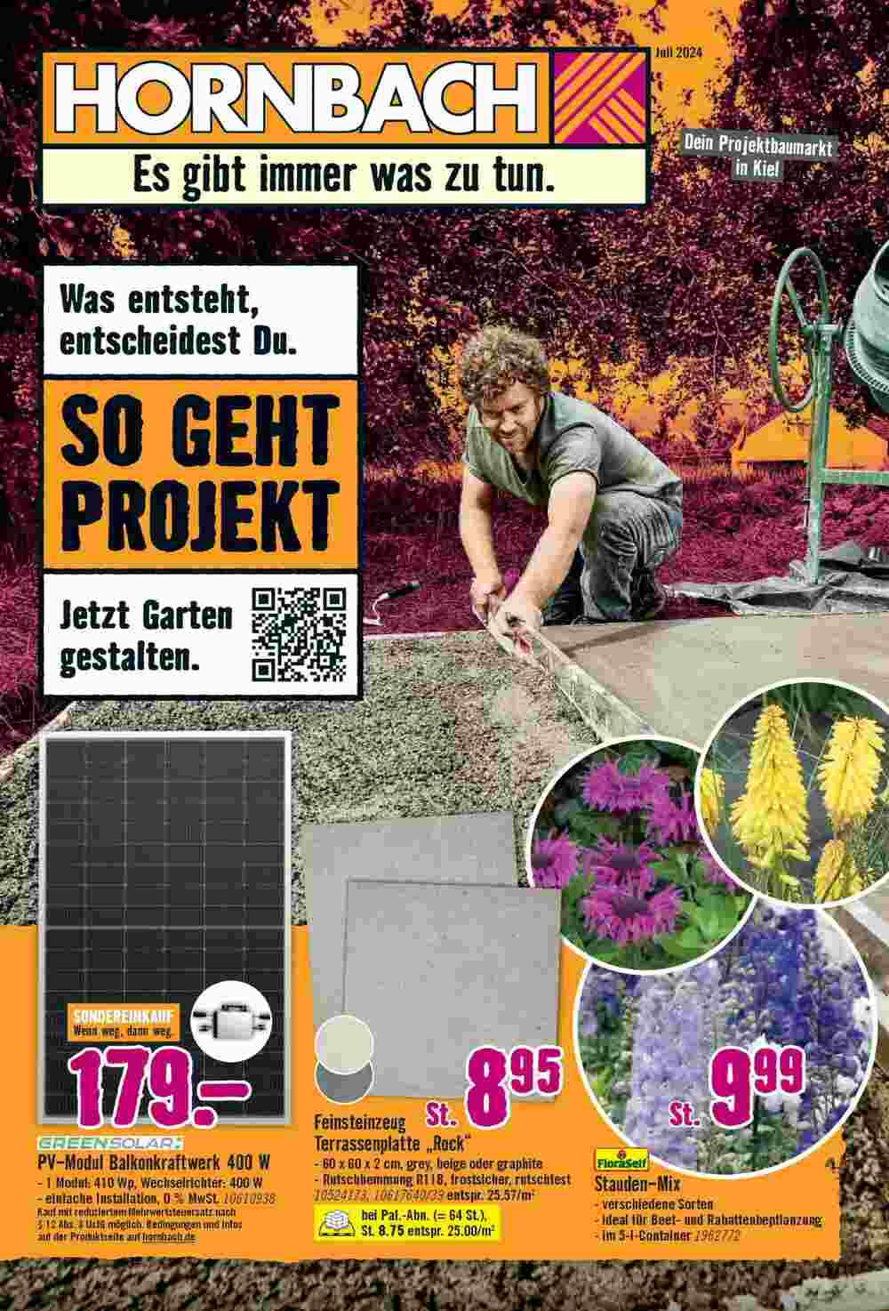 Hornbach Prospekt (ab 25.06.2024) zum Blättern - Seite 1