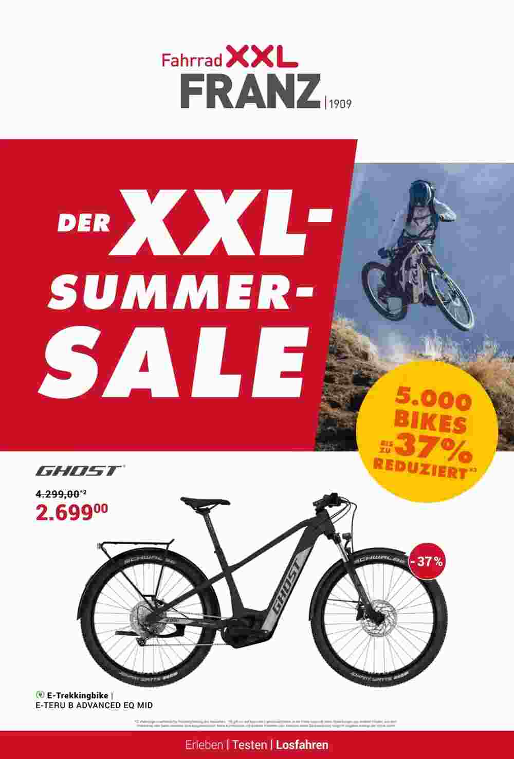 Fahrrad XXL Prospekt (ab 28.06.2024) zum Blättern - Seite 1