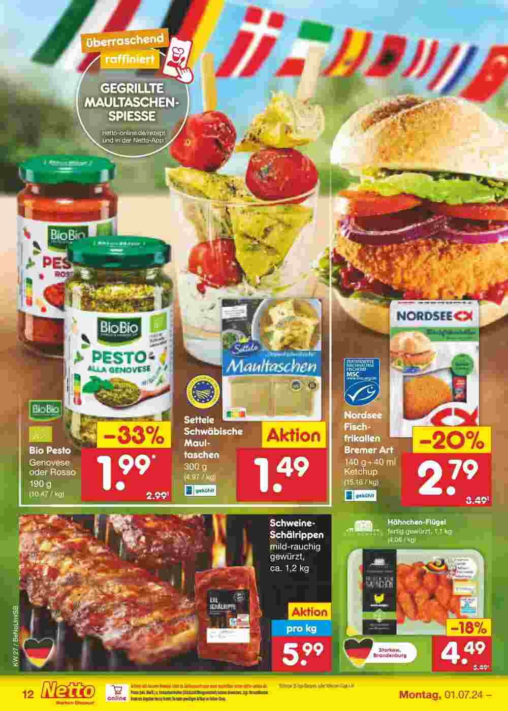 Netto Marken-Discount Prospekt (ab 30.06.2024) zum Blättern - Seite 12