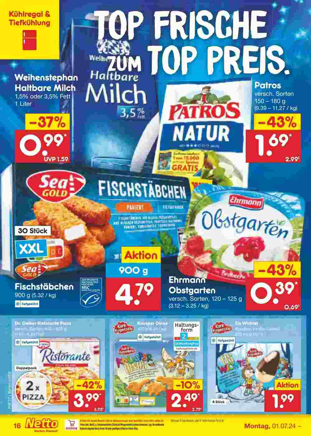 Netto Marken-Discount Prospekt (ab 30.06.2024) zum Blättern - Seite 16