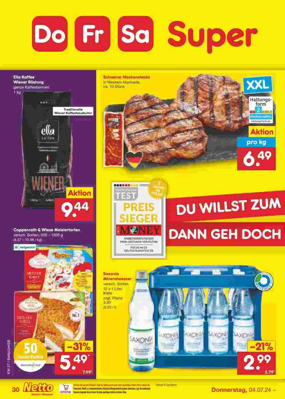 Netto Marken-Discount Prospekt (ab 30.06.2024) zum Blättern - Seite 30