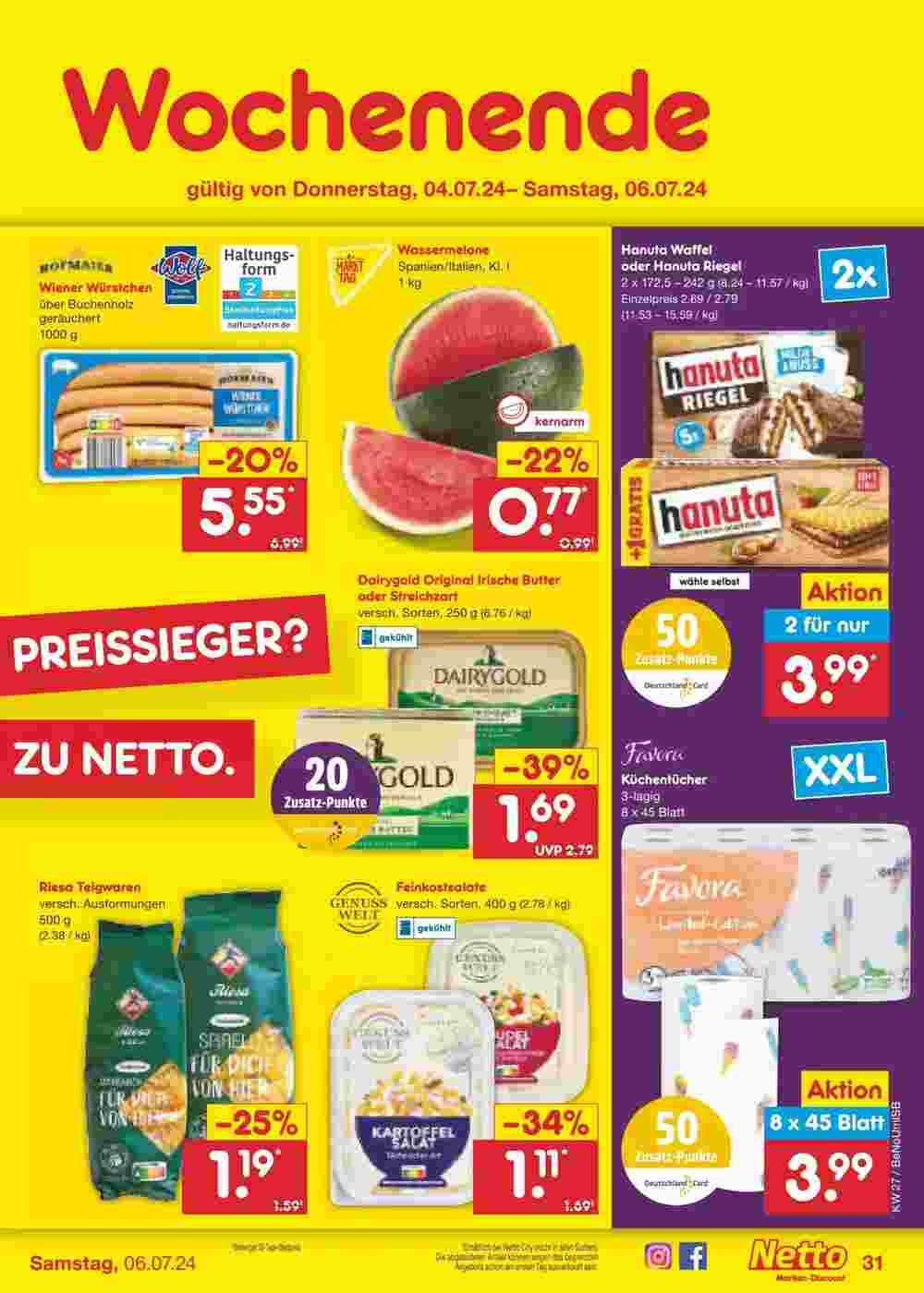 Netto Marken-Discount Prospekt (ab 30.06.2024) zum Blättern - Seite 31