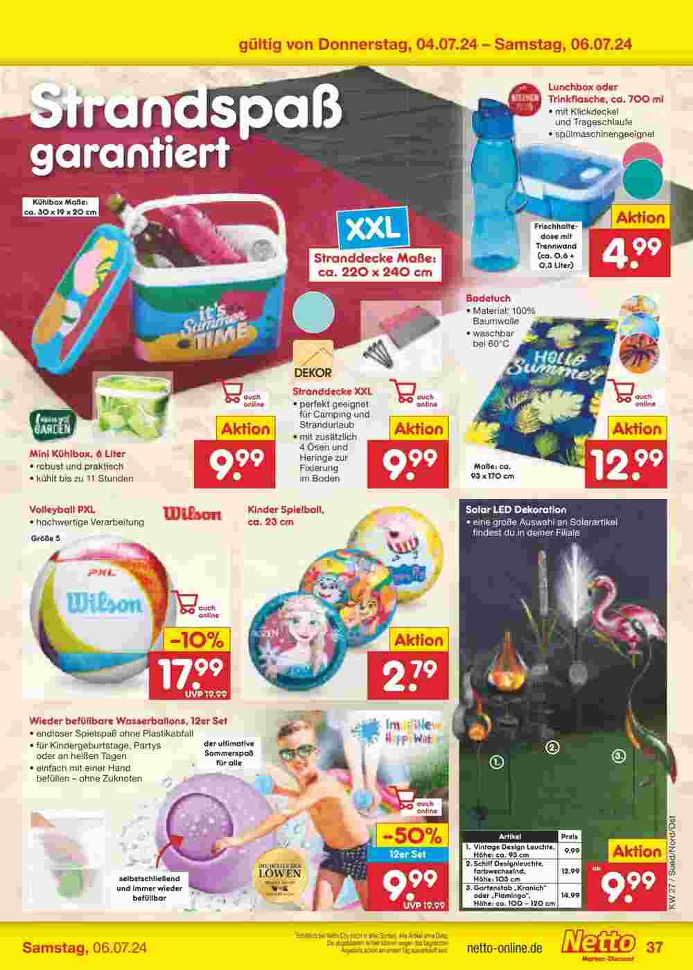 Netto Marken-Discount Prospekt (ab 30.06.2024) zum Blättern - Seite 37