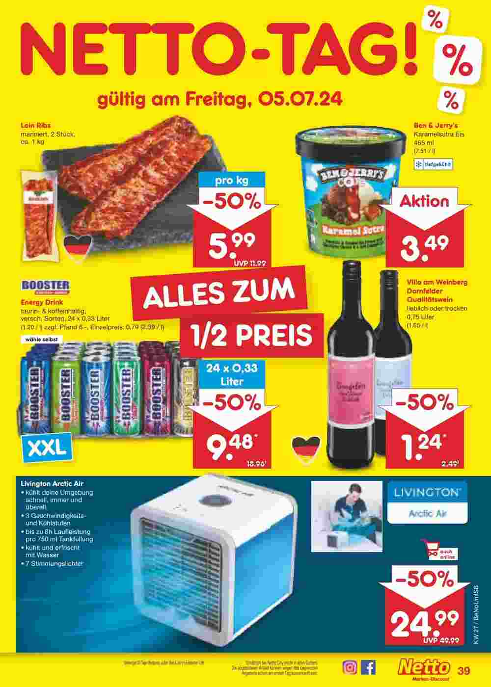 Netto Marken-Discount Prospekt (ab 30.06.2024) zum Blättern - Seite 39