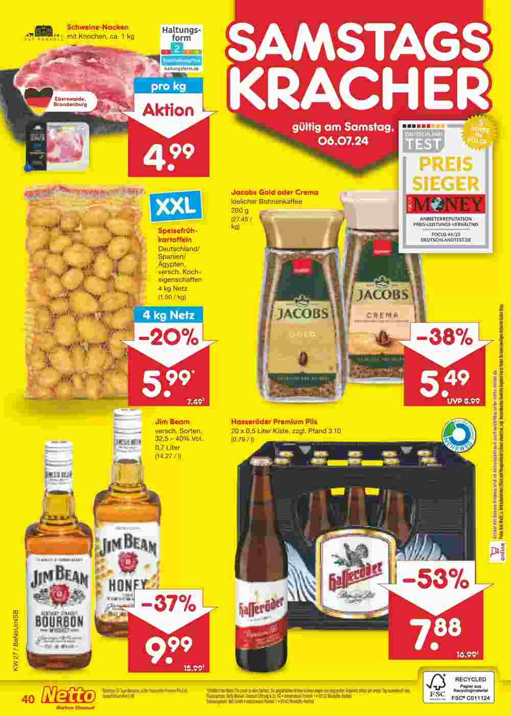 Netto Marken-Discount Prospekt (ab 30.06.2024) zum Blättern - Seite 40