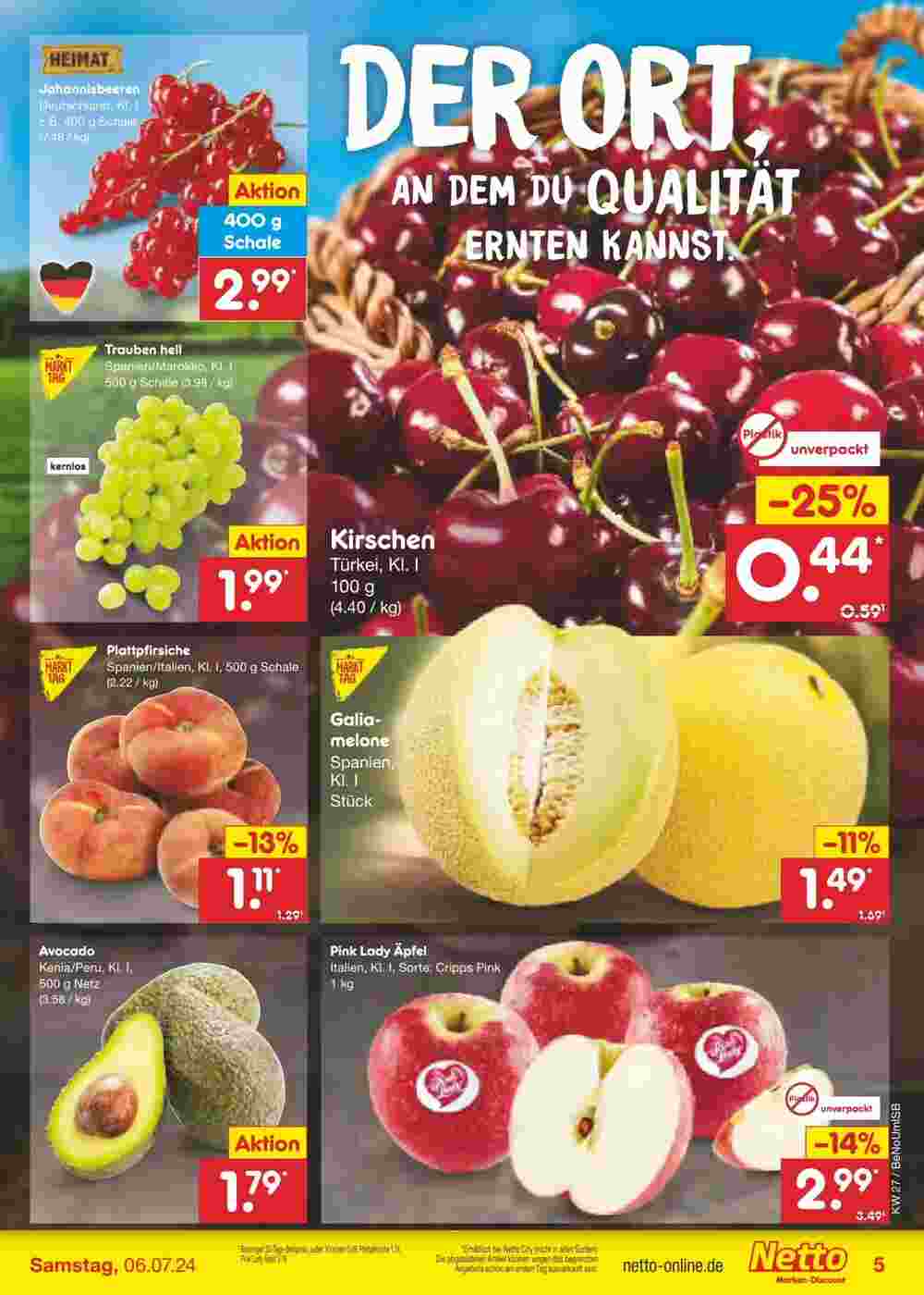 Netto Marken-Discount Prospekt (ab 30.06.2024) zum Blättern - Seite 5