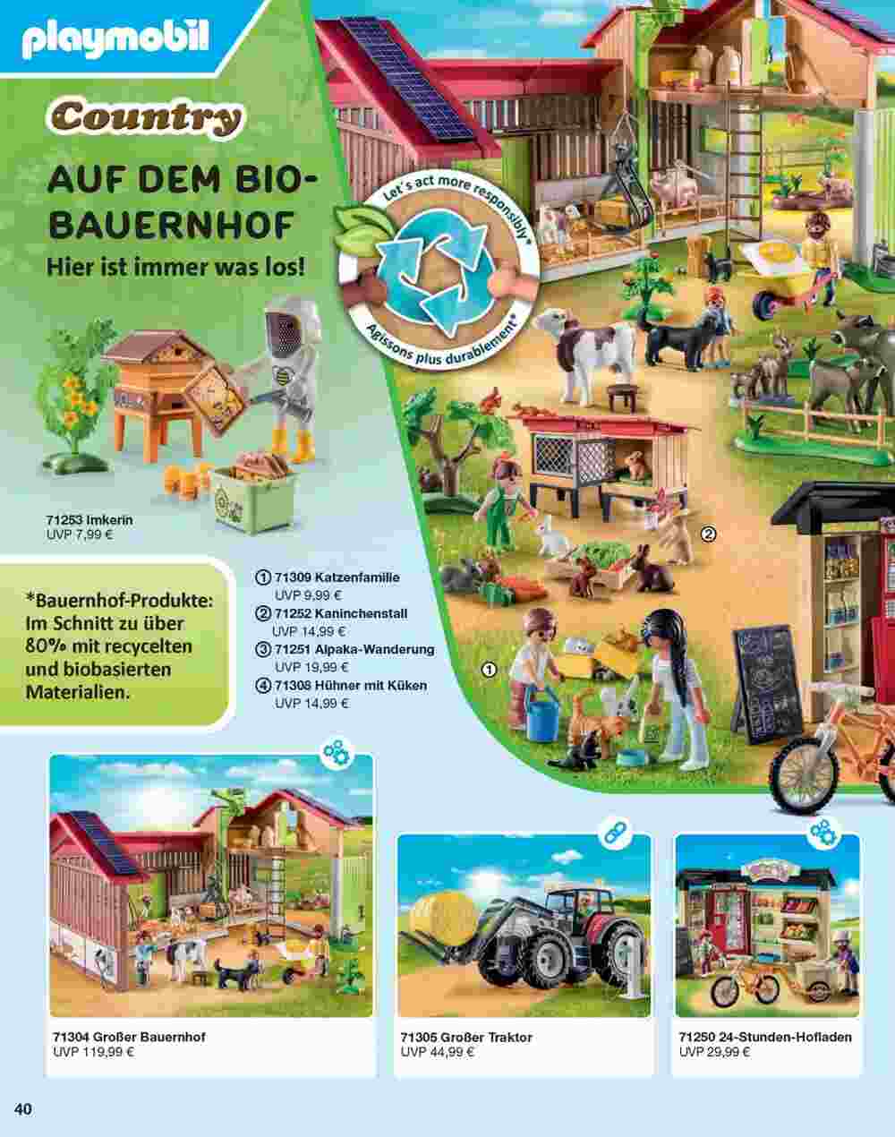 Playmobil Prospekt (ab 30.06.2024) zum Blättern - Seite 40