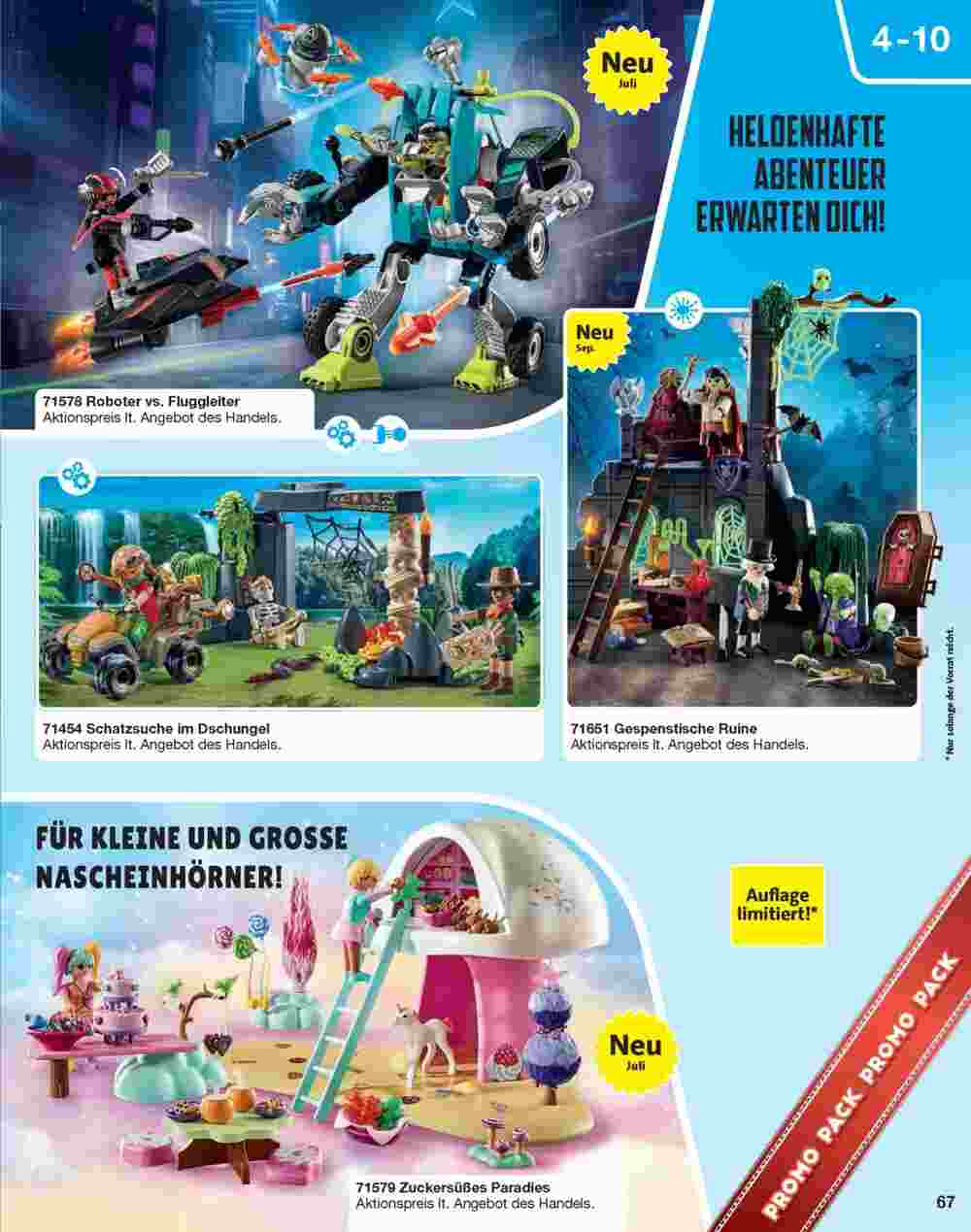 Playmobil Prospekt (ab 30.06.2024) zum Blättern - Seite 67