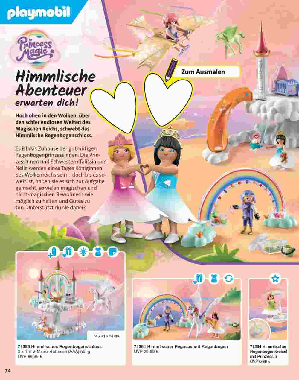 Playmobil Prospekt (ab 30.06.2024) zum Blättern - Seite 74