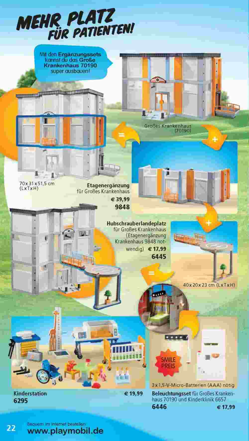 Playmobil Prospekt (ab 30.06.2024) zum Blättern - Seite 22