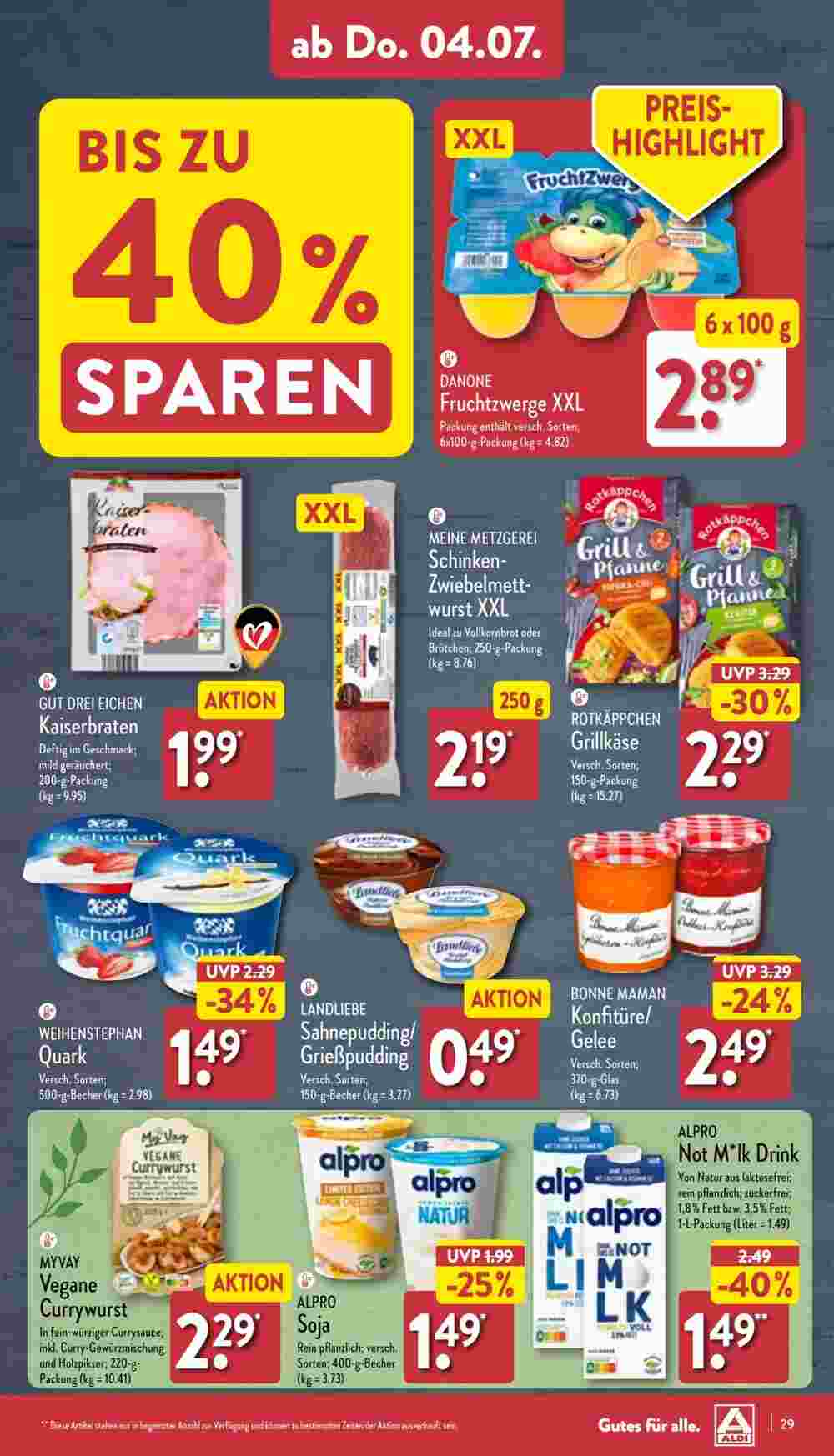 Aldi Nord Prospekt (ab 01.07.2024) zum Blättern - Seite 29