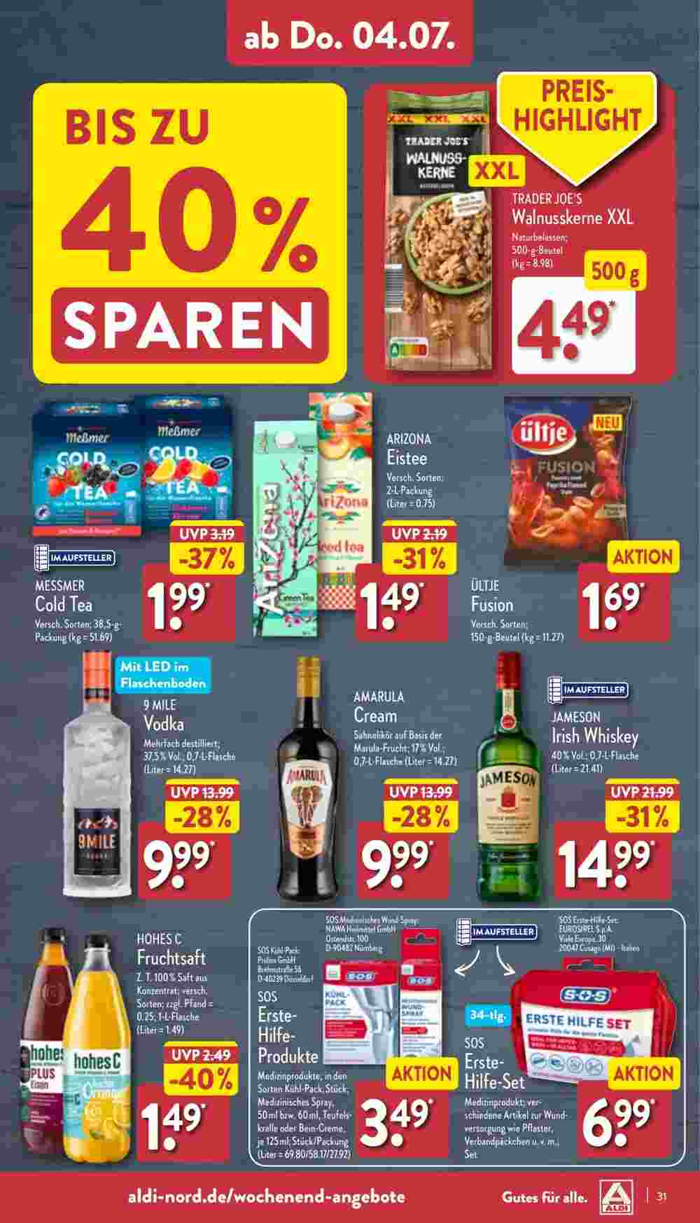 Aldi Nord Prospekt (ab 01.07.2024) zum Blättern - Seite 31