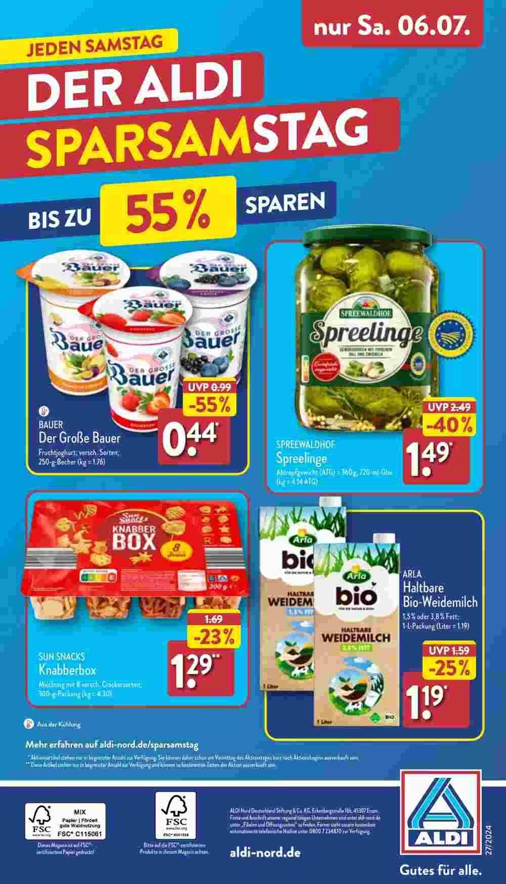 Aldi Nord Prospekt (ab 01.07.2024) zum Blättern - Seite 40