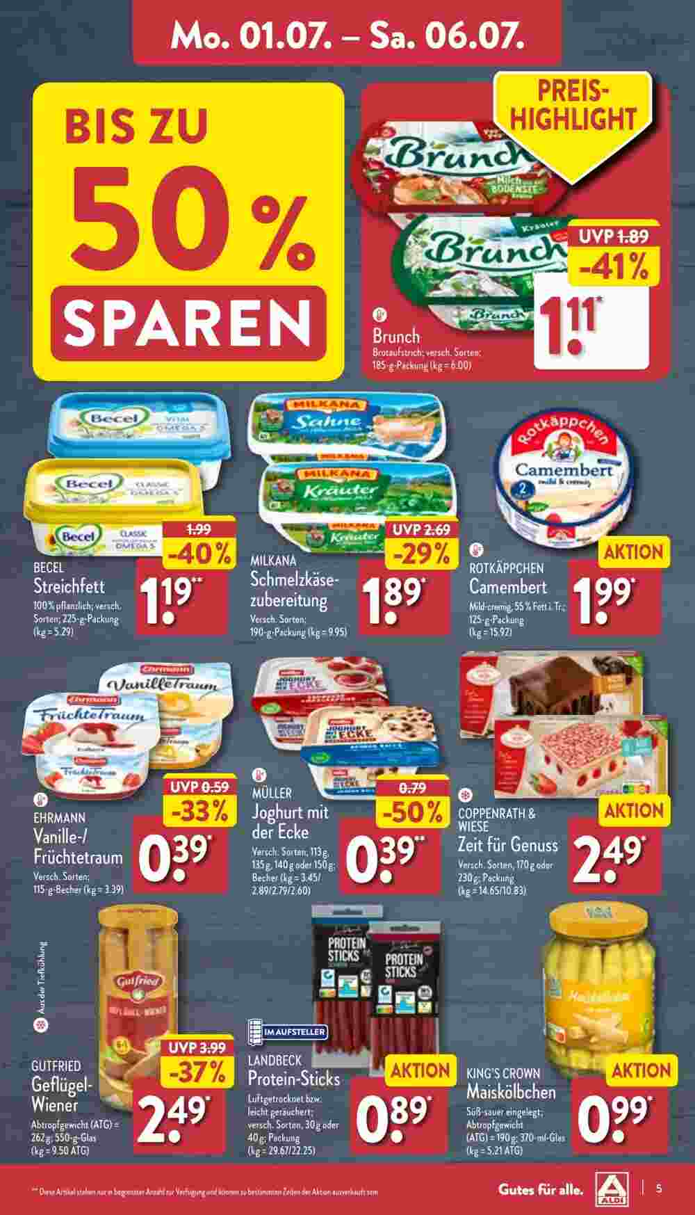 Aldi Nord Prospekt (ab 01.07.2024) zum Blättern - Seite 5