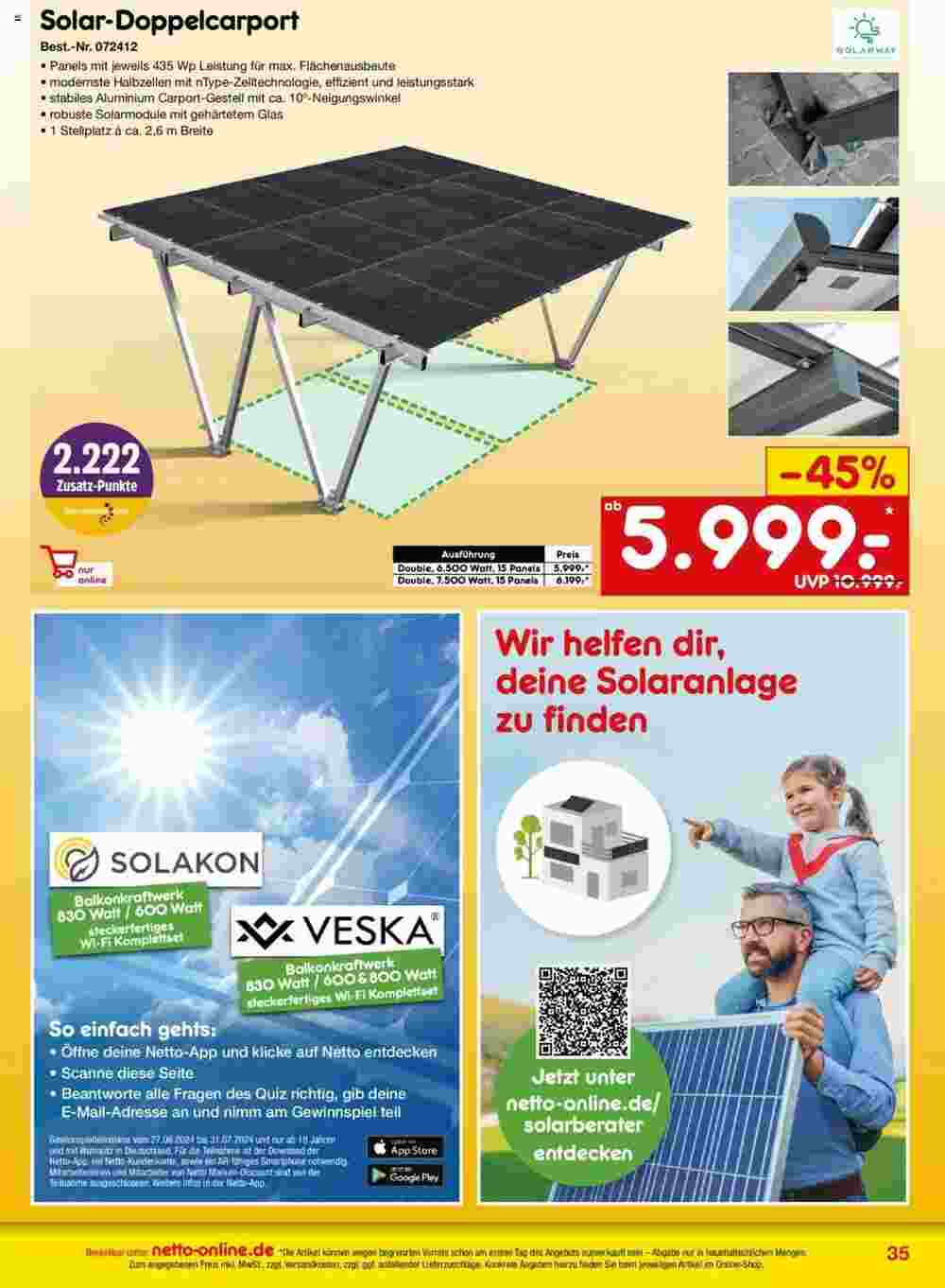 Netto Marken-Discount Prospekt (ab 01.07.2024) zum Blättern - Seite 35