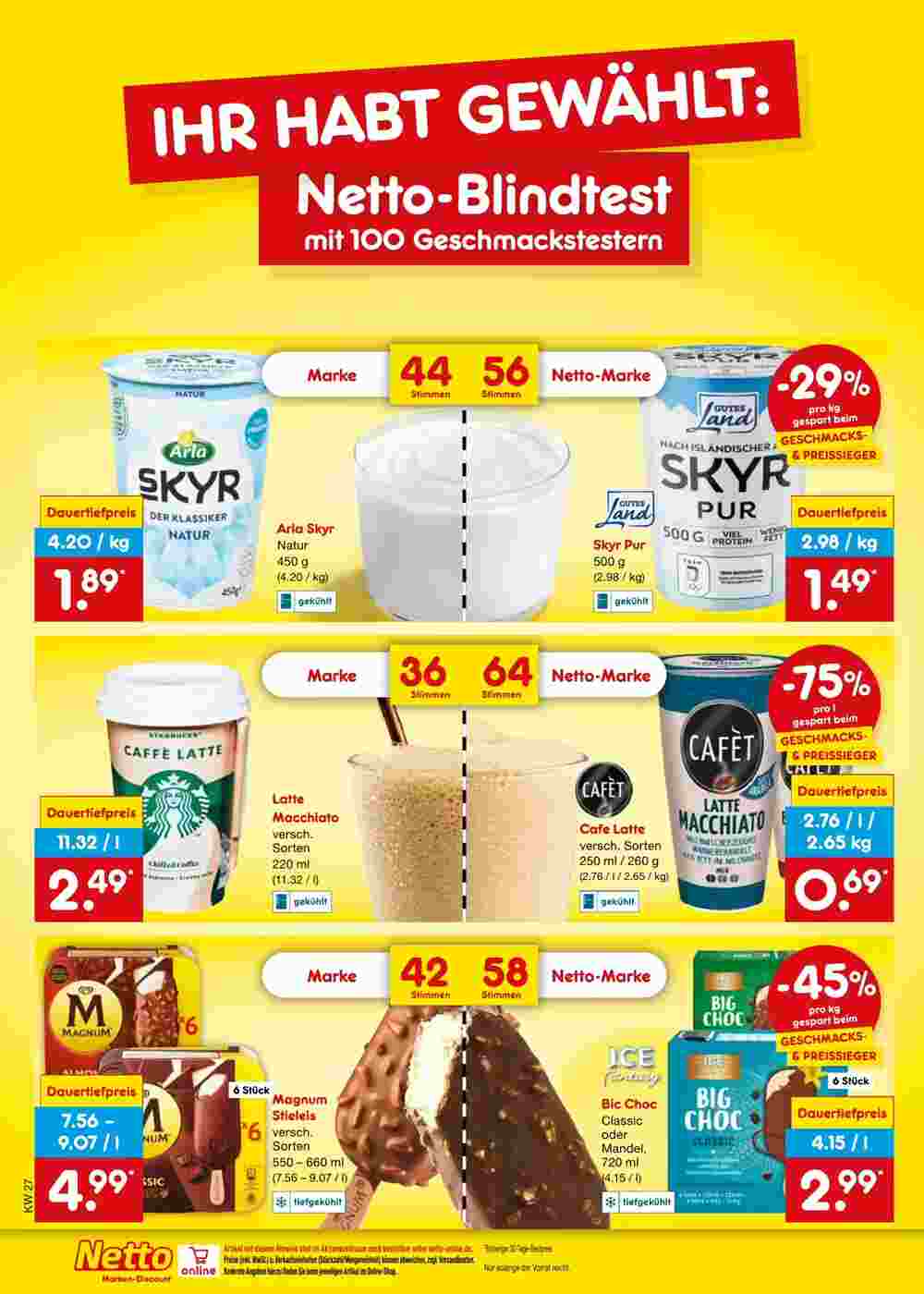 Netto Marken-Discount Prospekt (ab 01.07.2024) zum Blättern - Seite 47