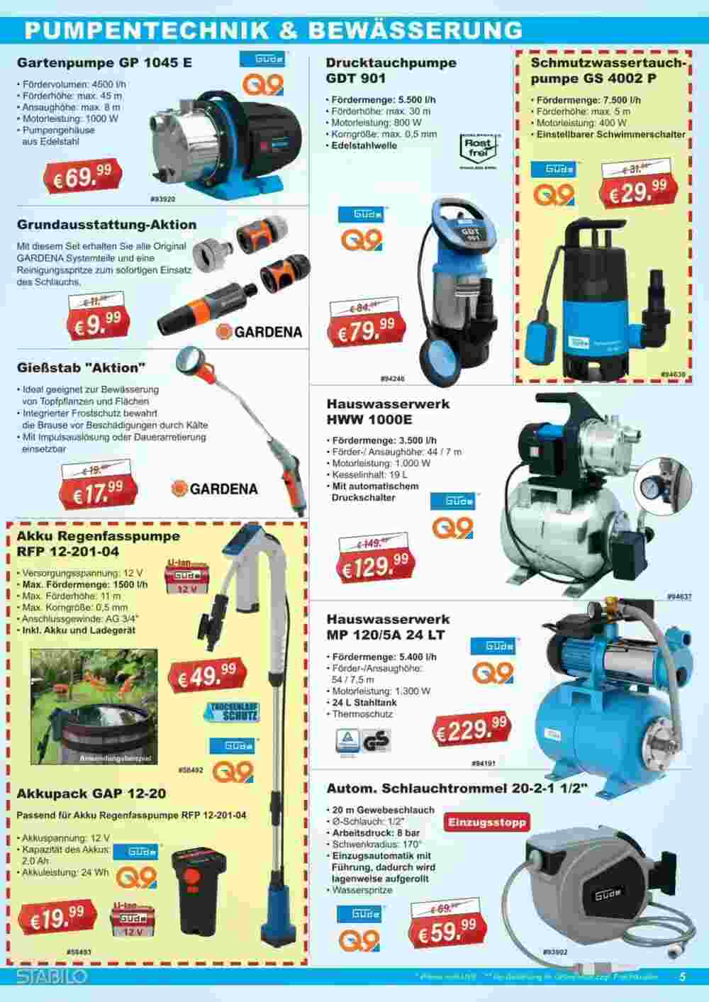 Stabilo Fachmarkt Prospekt (ab 05.07.2024) zum Blättern - Seite 5