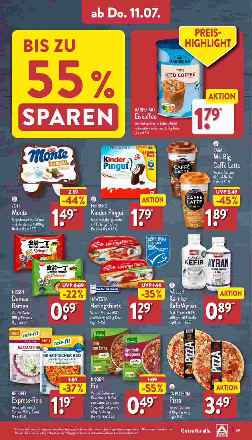 Aldi Nord Prospekt (ab 08.07.2024) zum Blättern - Seite 29