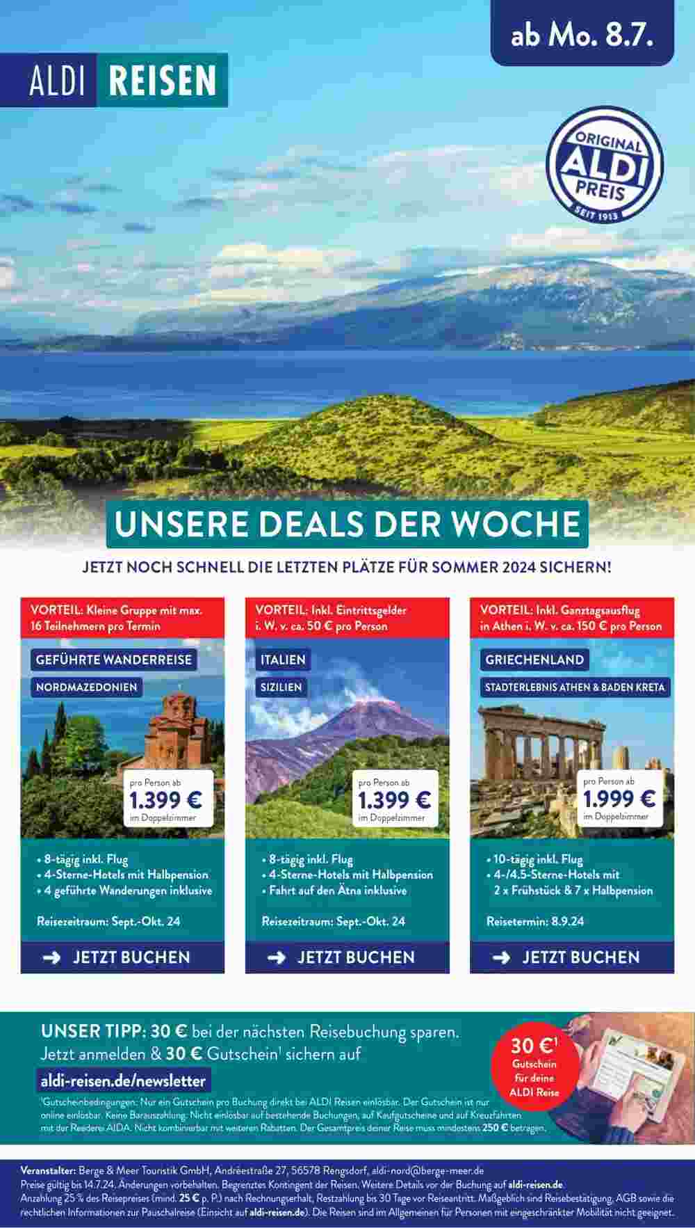 Aldi Nord Prospekt (ab 08.07.2024) zum Blättern - Seite 40