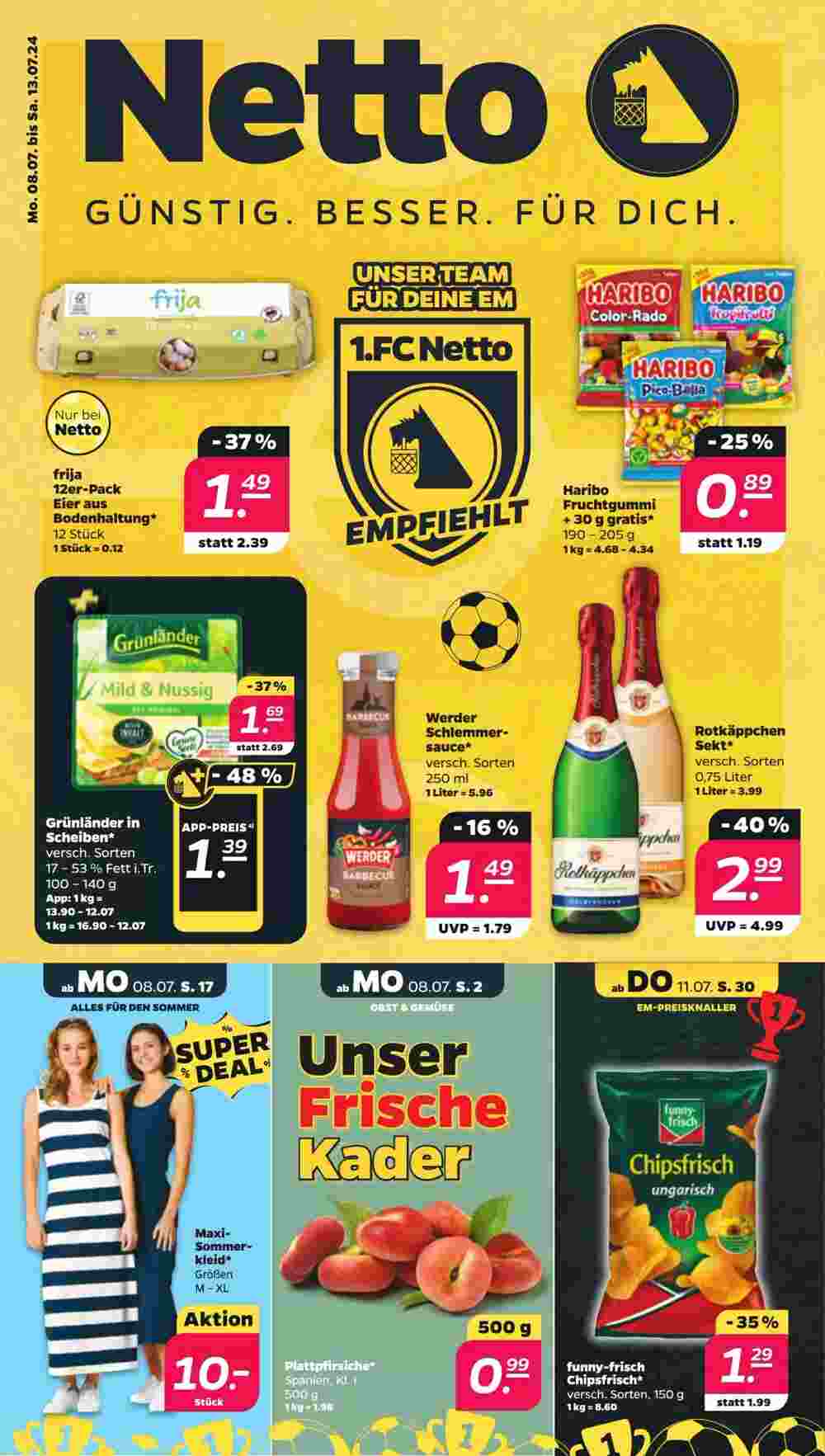 NETTO Prospekt (ab 08.07.2024) zum Blättern - Seite 1