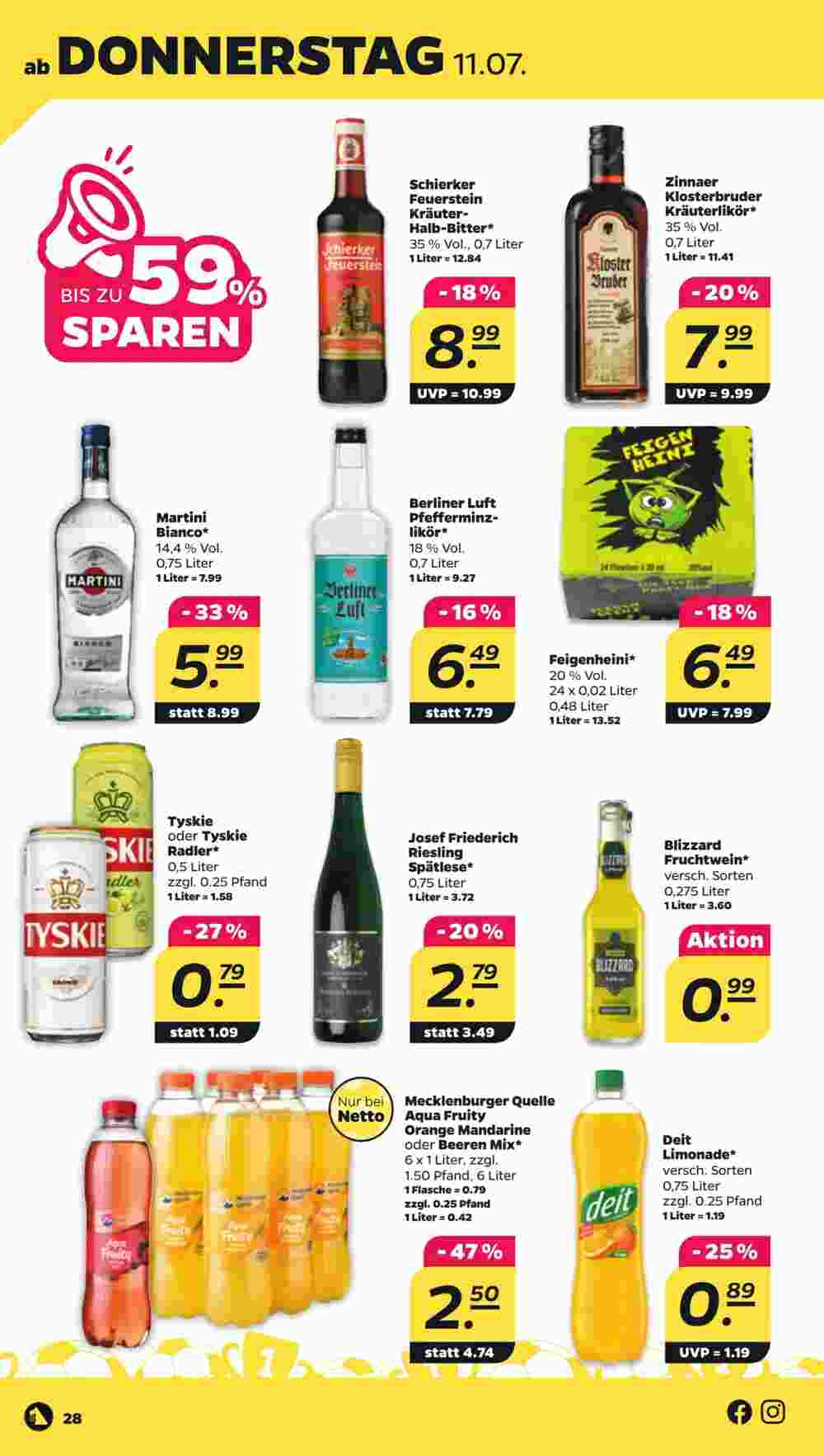 NETTO Prospekt (ab 08.07.2024) zum Blättern - Seite 28