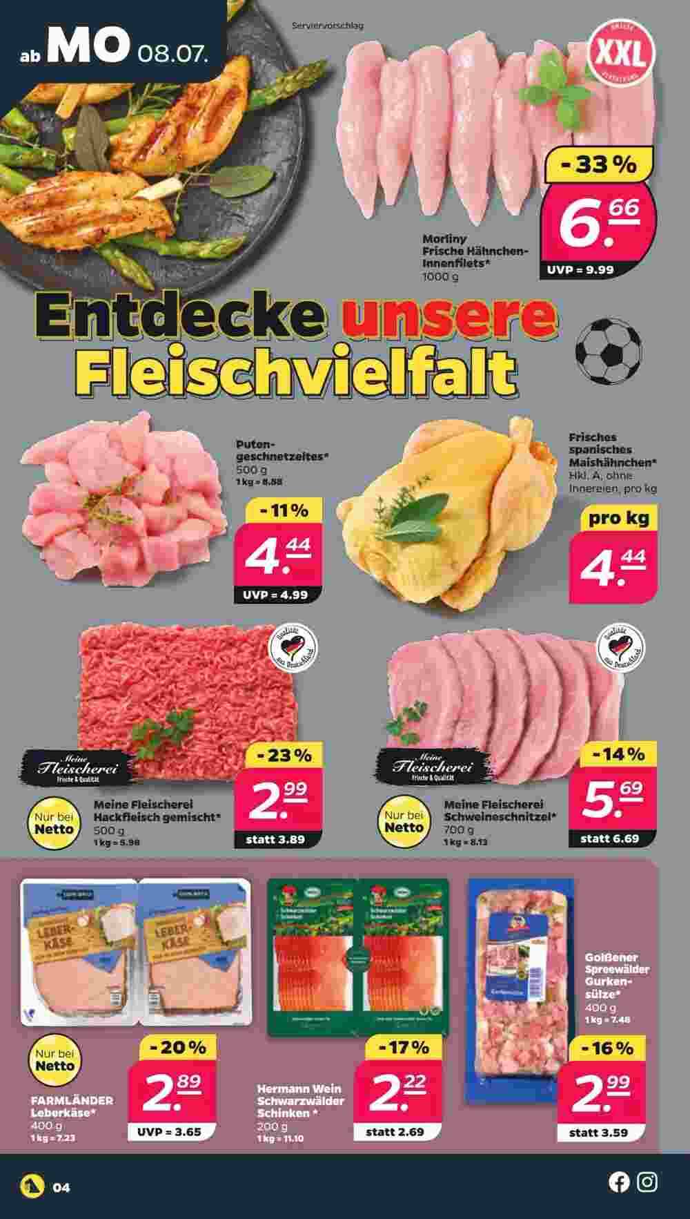 NETTO Prospekt (ab 08.07.2024) zum Blättern - Seite 4