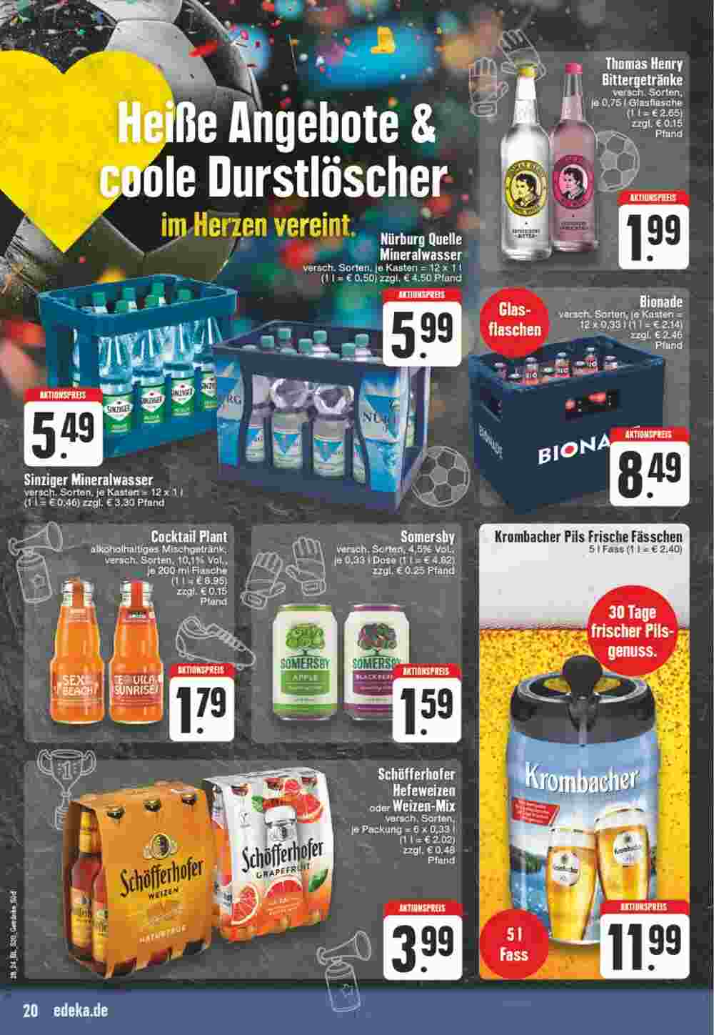 Edeka Schallenberg Prospekt (ab 08.07.2024) zum Blättern - Seite 20