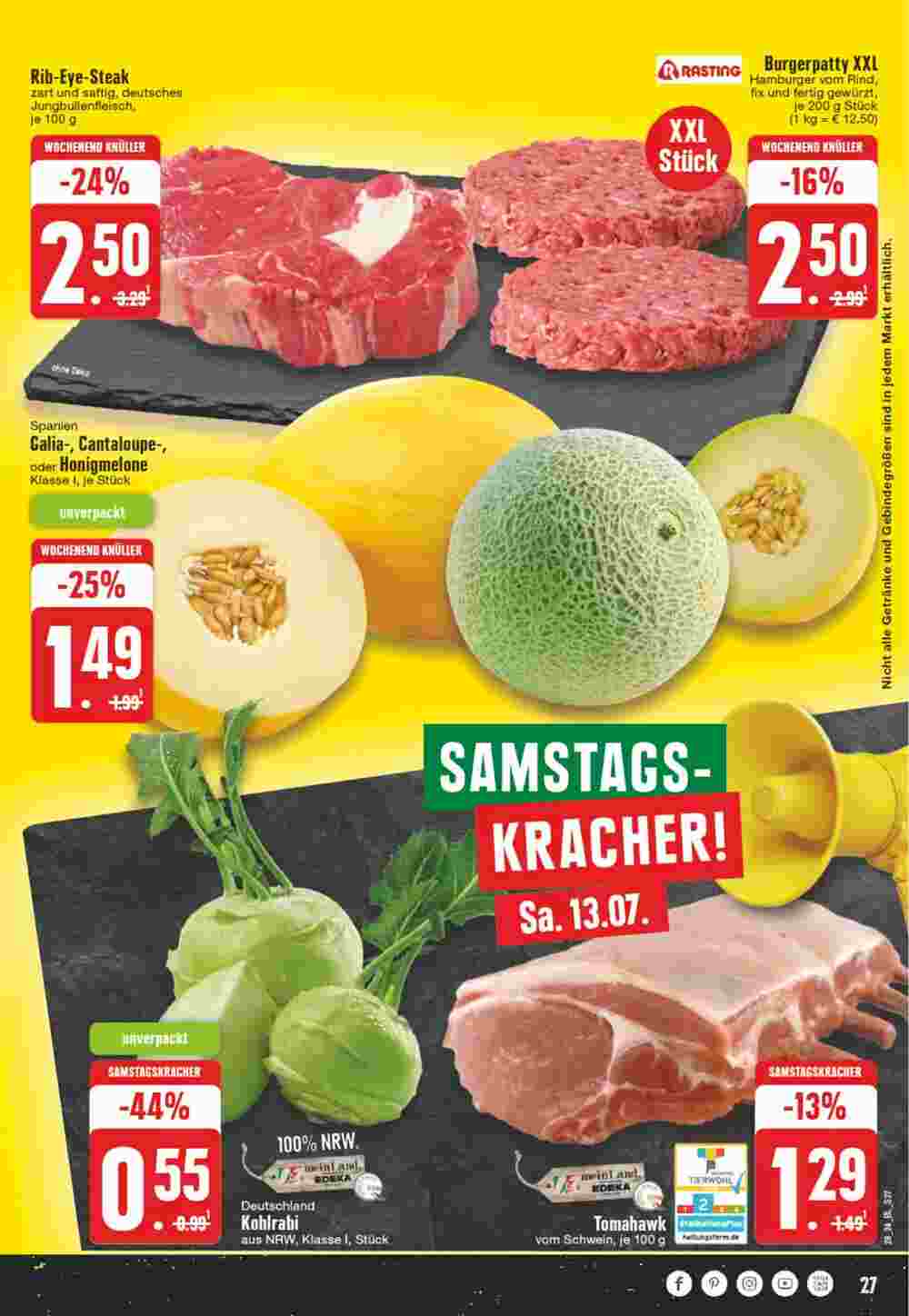 Edeka Schallenberg Prospekt (ab 08.07.2024) zum Blättern - Seite 27