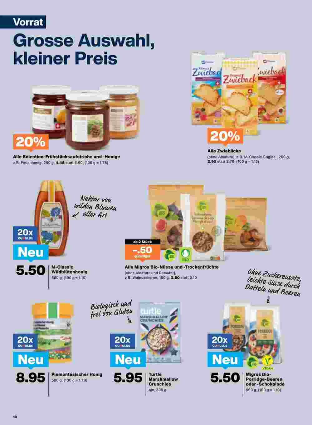 Migros Prospekt (ab 09.07.2024) zum Blättern - Seite 10